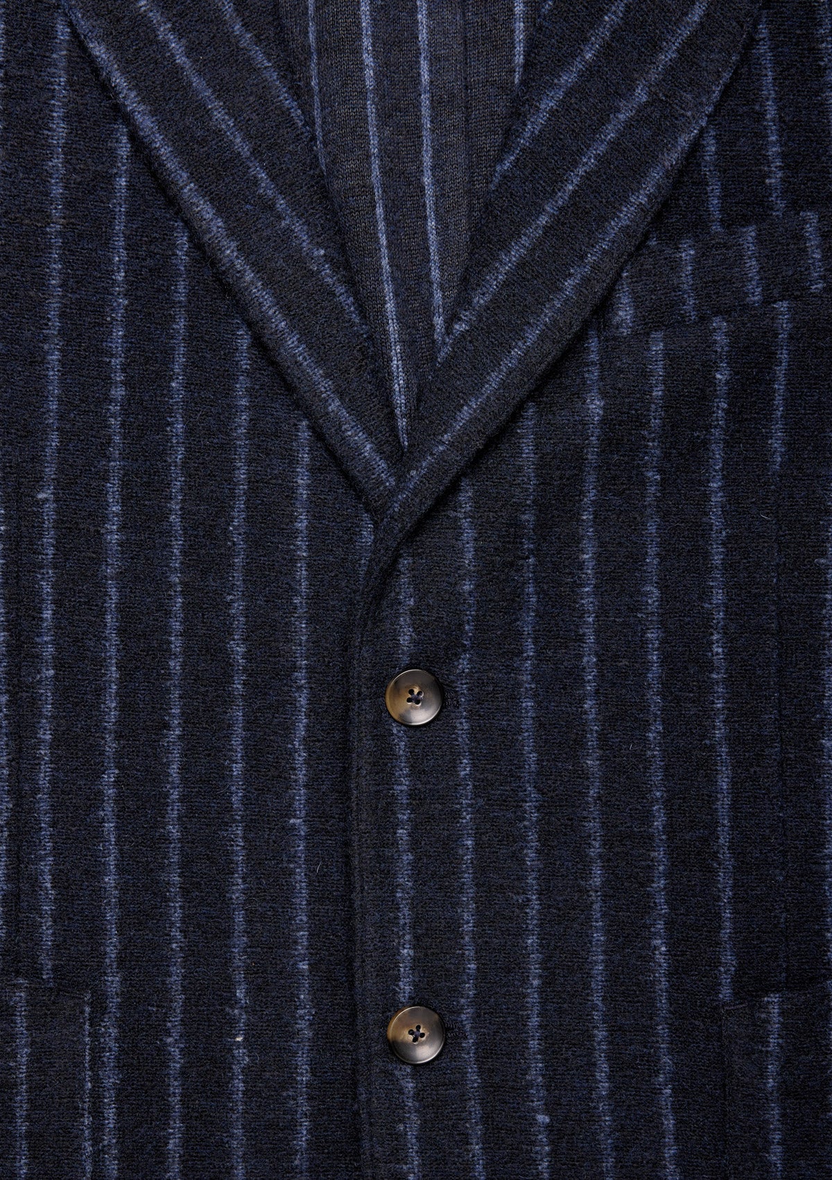 PINSTRIPED WOOL BLEND JERSEY JACKET |5239|