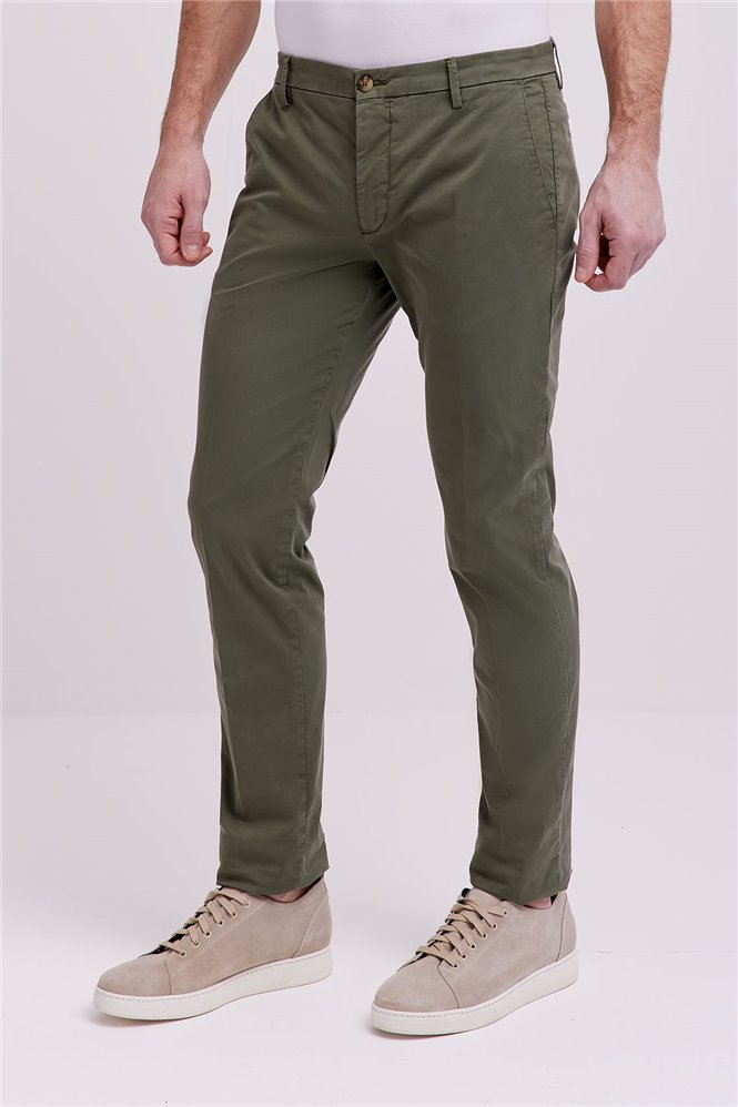 Cotton gabardine pants in White for for Men | Dolce&Gabbana®