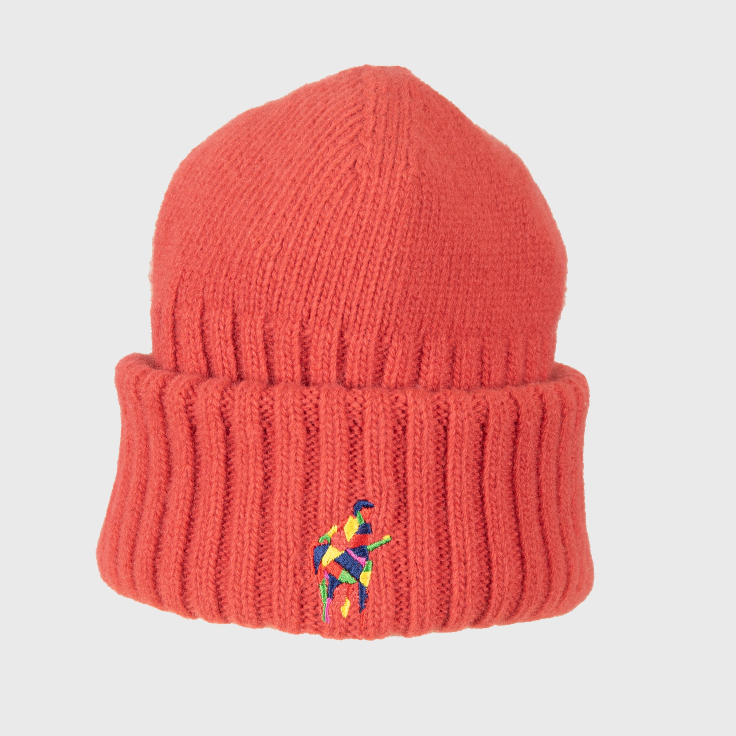 Berretto Rodrigo + Lodola 100% lana vergine maglia a coste