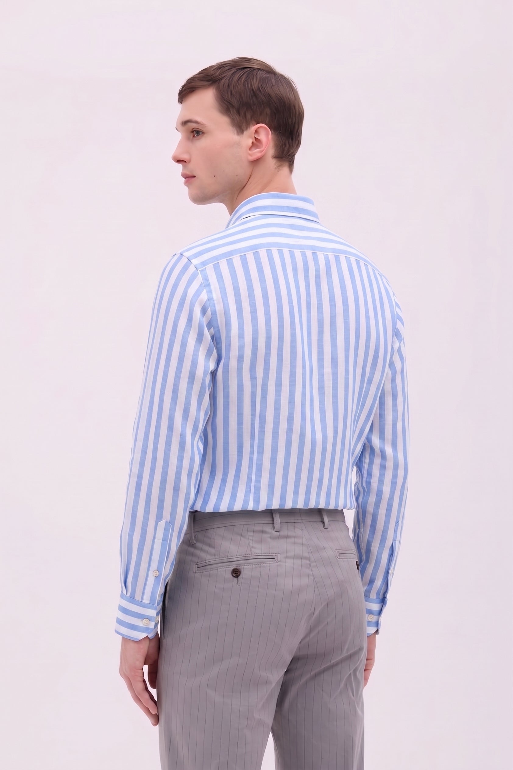 CAMICIA COLLO FRANCESE IN PURO COTONE