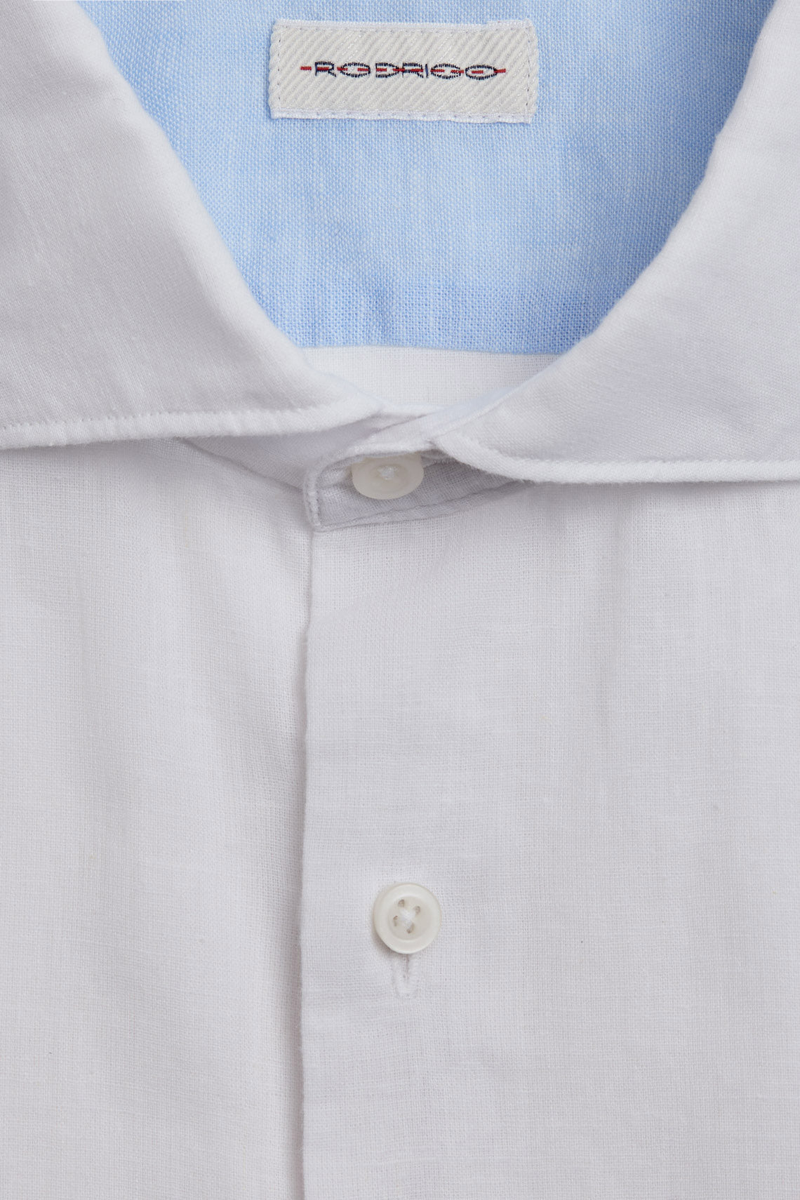 CAMICIA COLLO FRANCESE LINO E COTONE