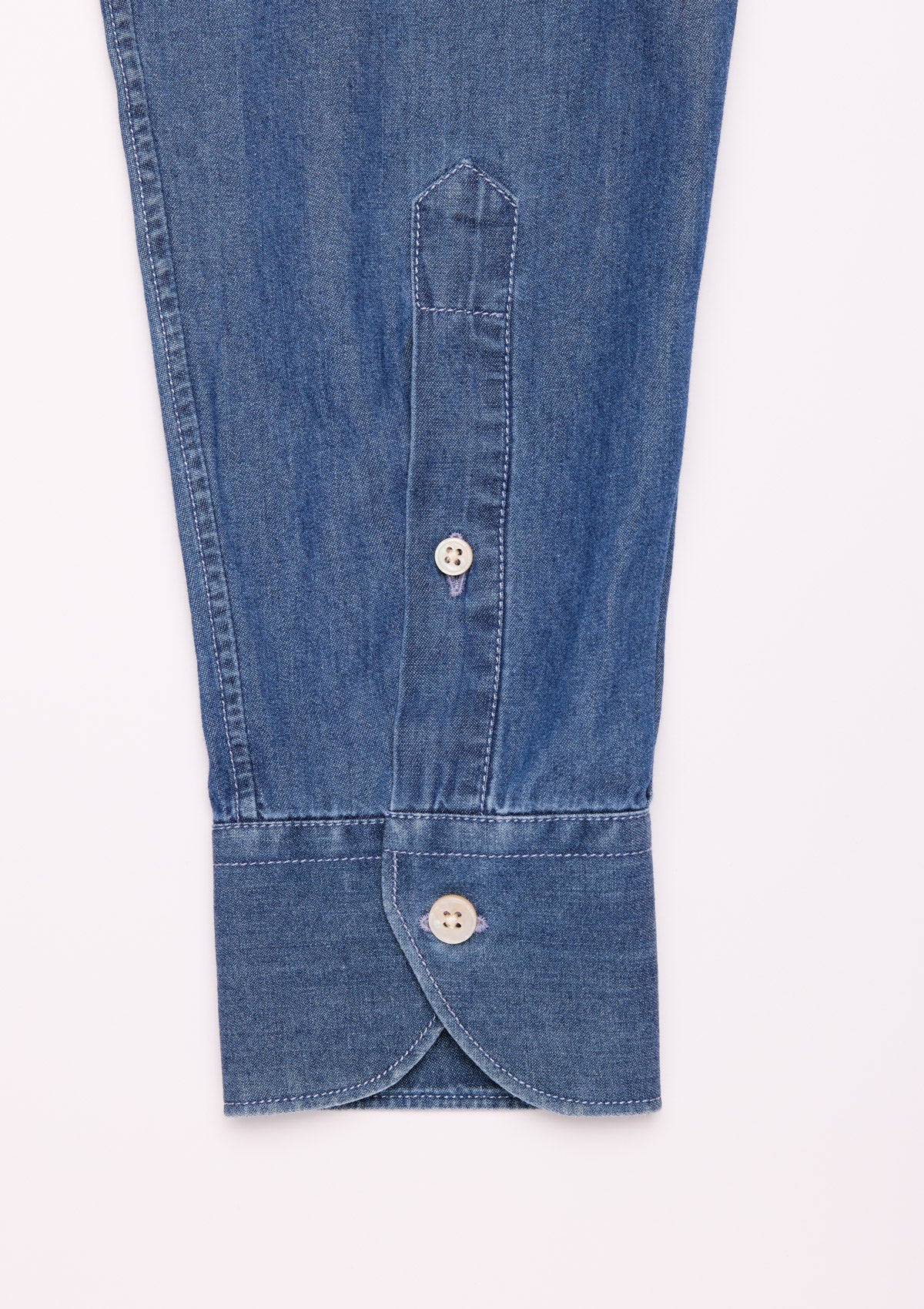 CAMICIA COLLO FRANCESE JEANS |5182|