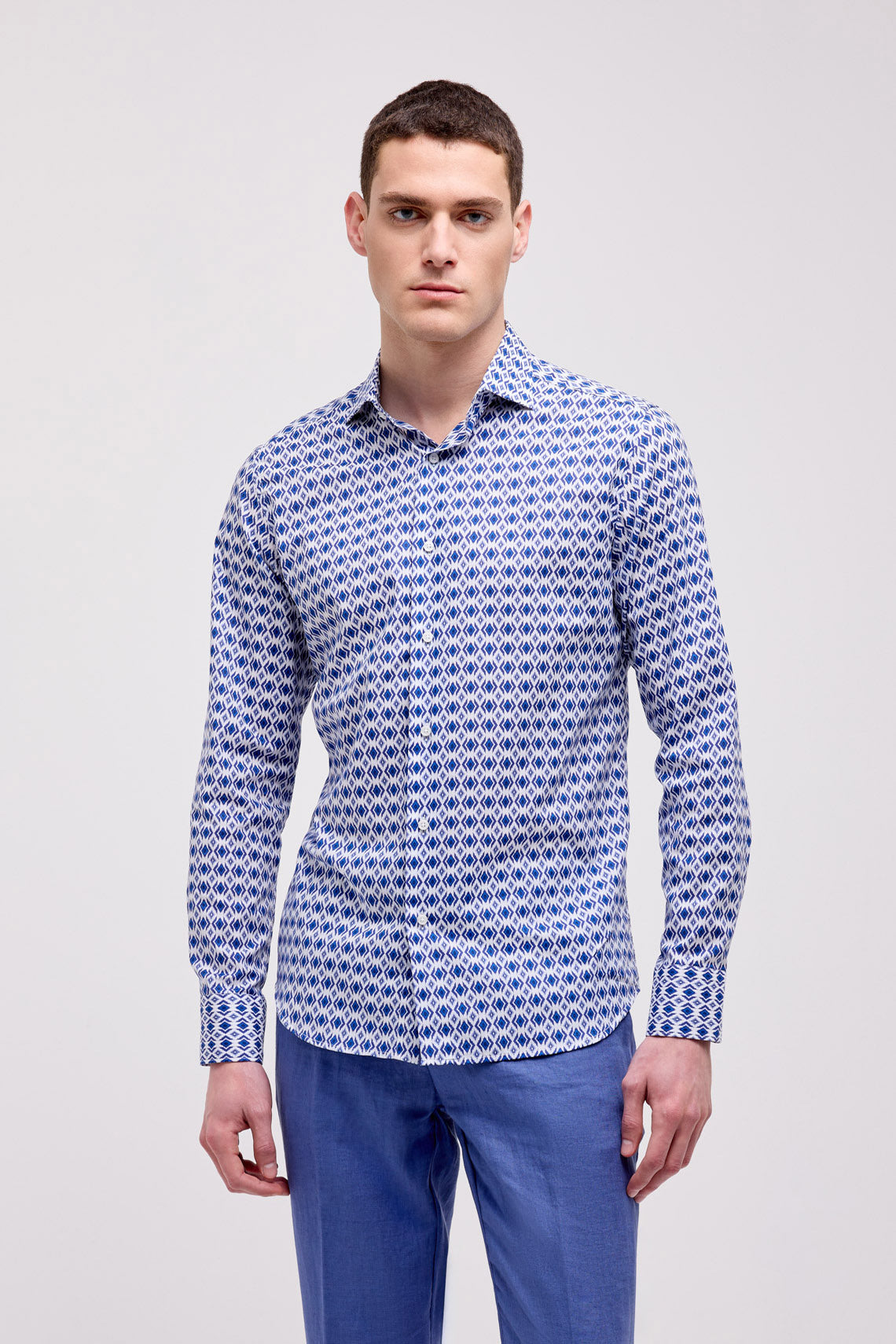 CAMICIA STAMPATA COLLO FRANCESE