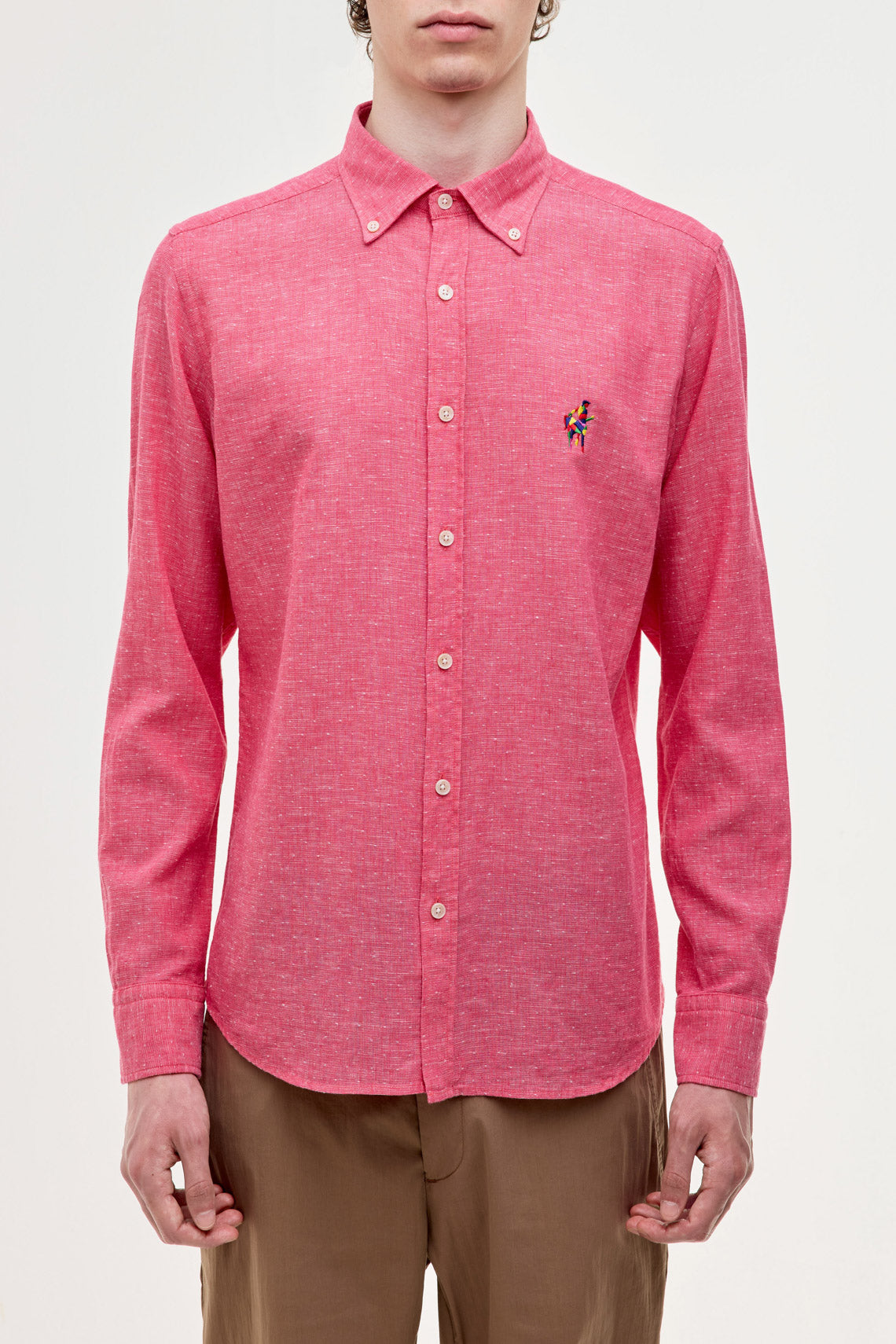 CAMICIA IN MISTO LINO