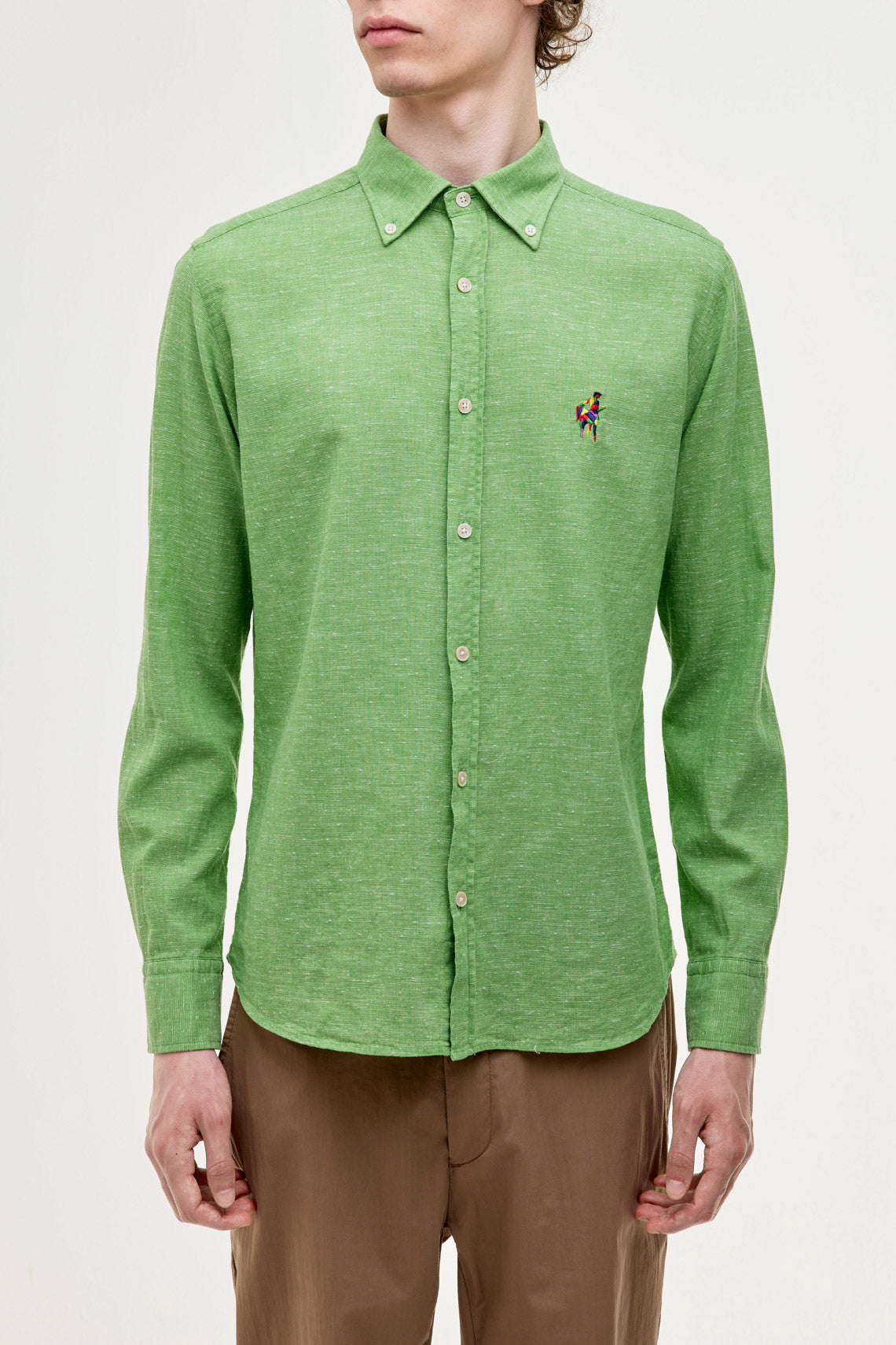 CAMICIA IN MISTO LINO