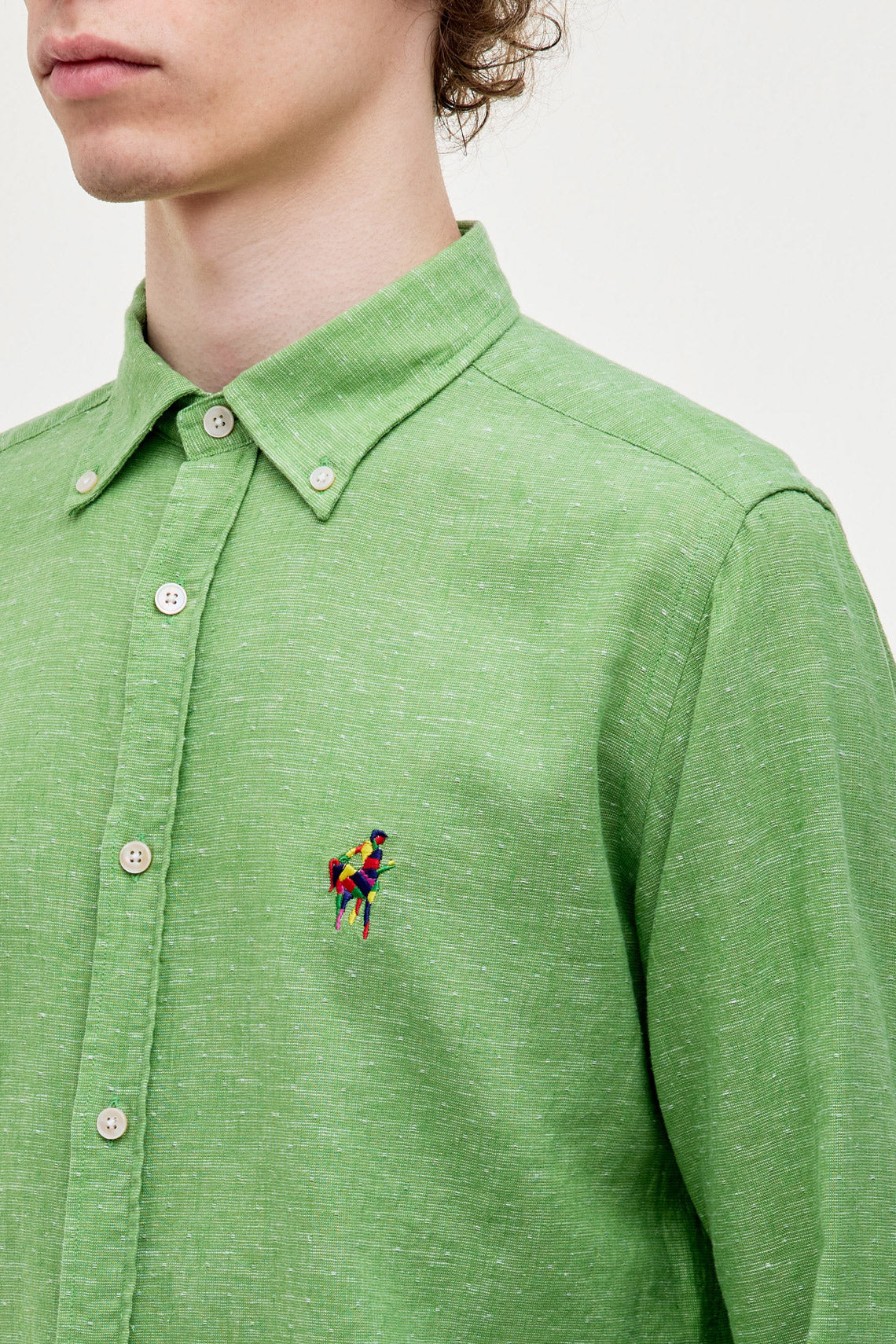 CAMICIA IN MISTO LINO