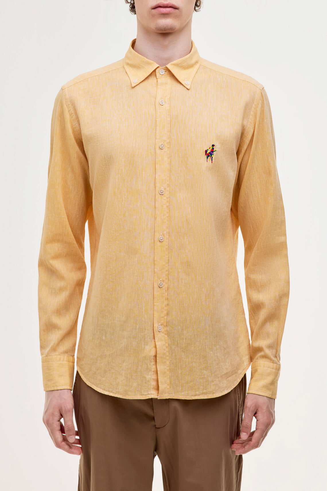 CAMICIA IN MISTO LINO