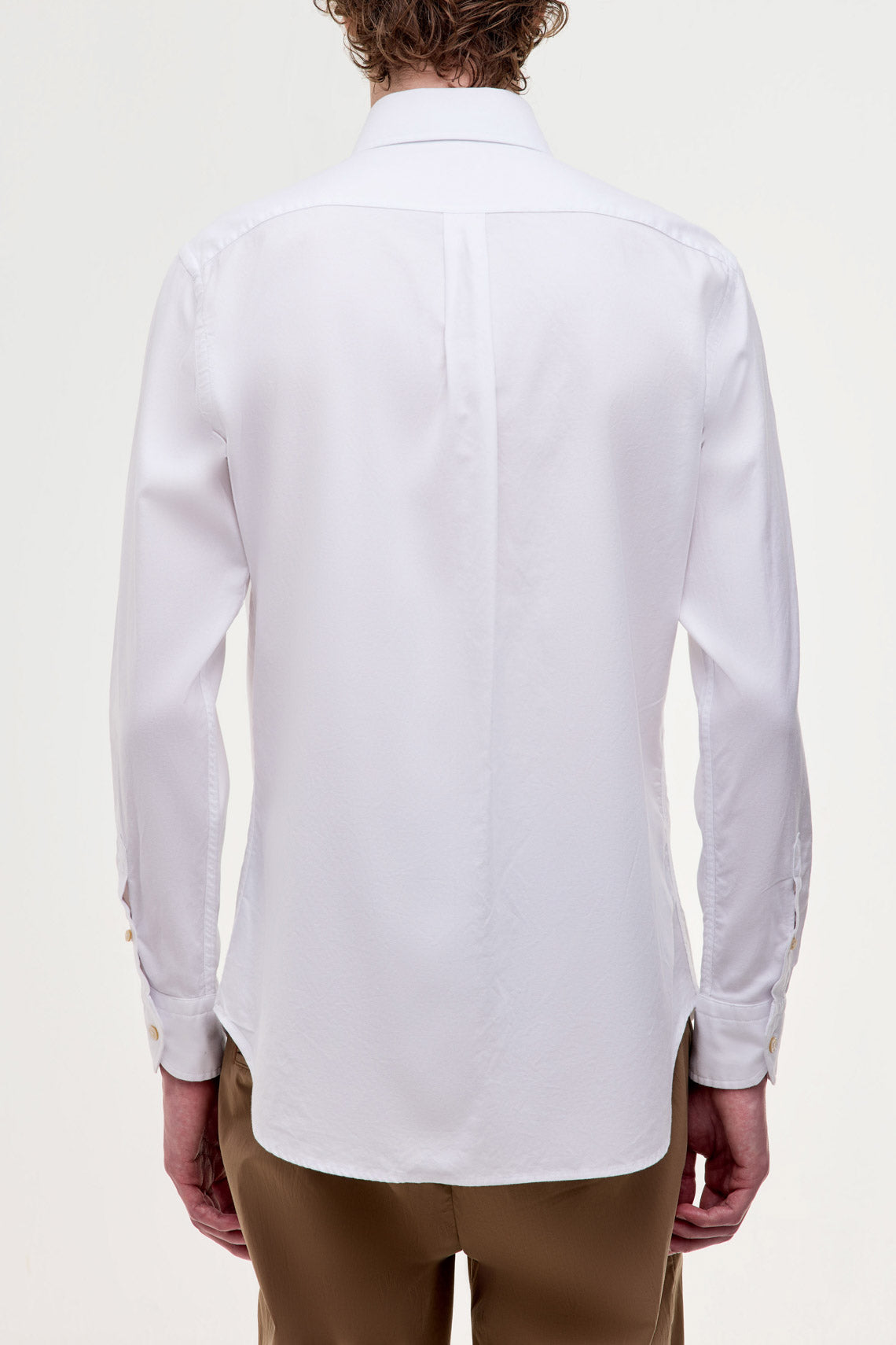 Camicia oxford con ricamo centauro