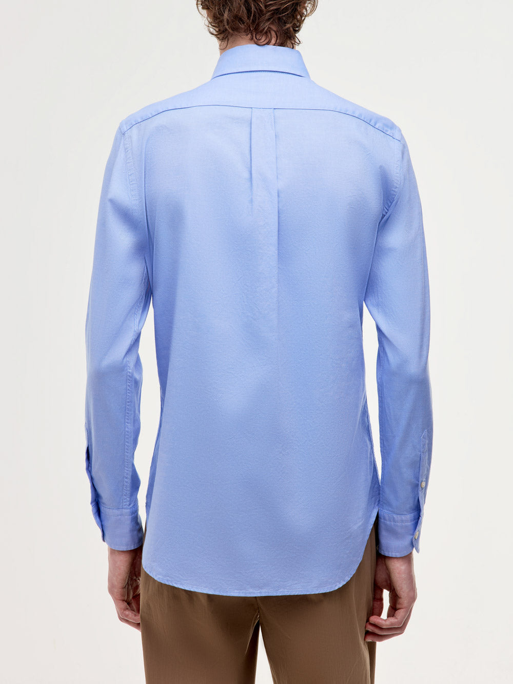 Camicia oxford con ricamo centauro