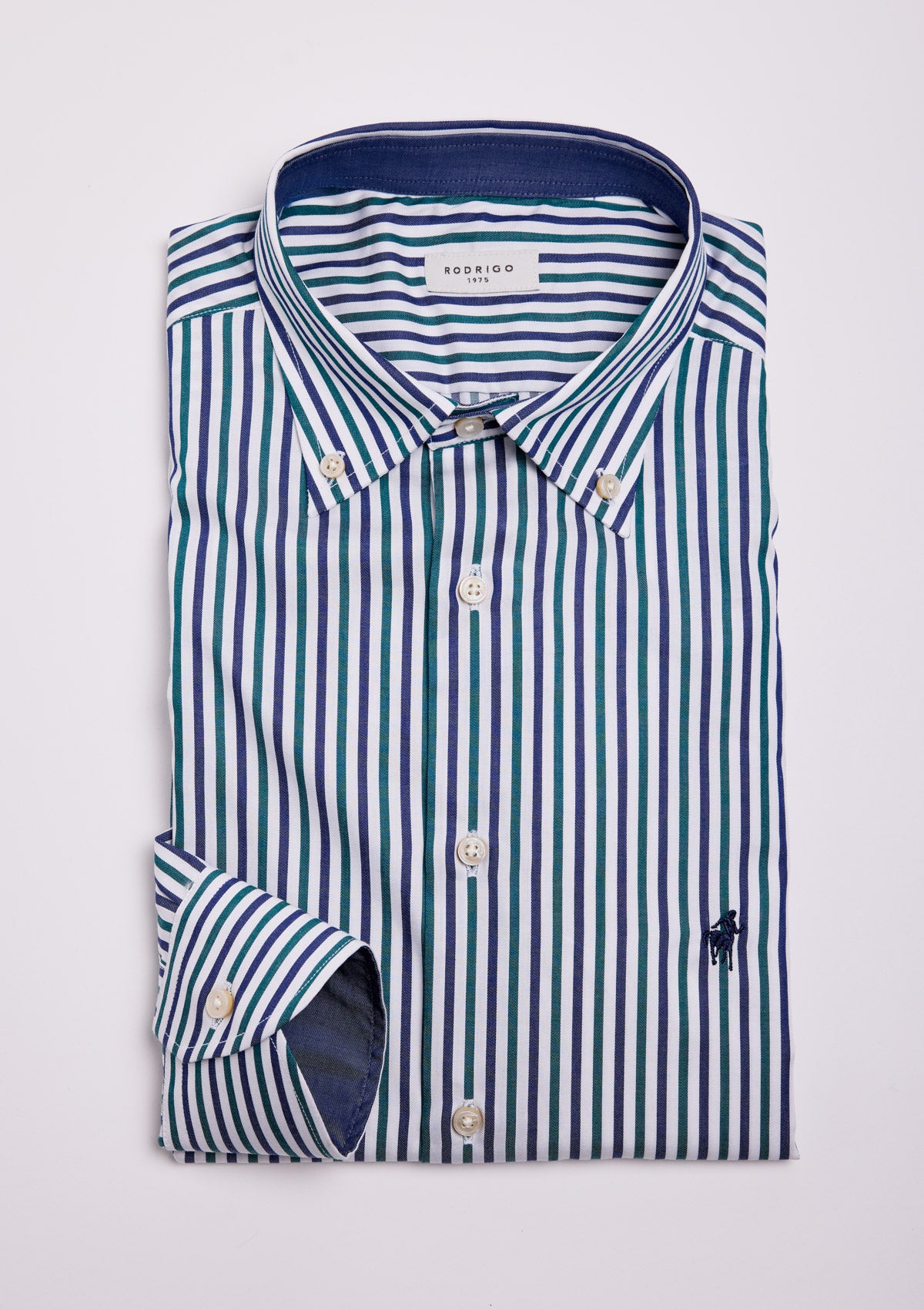 CAMICIA COLLO BUTTON DOWN RIGATA |4740|