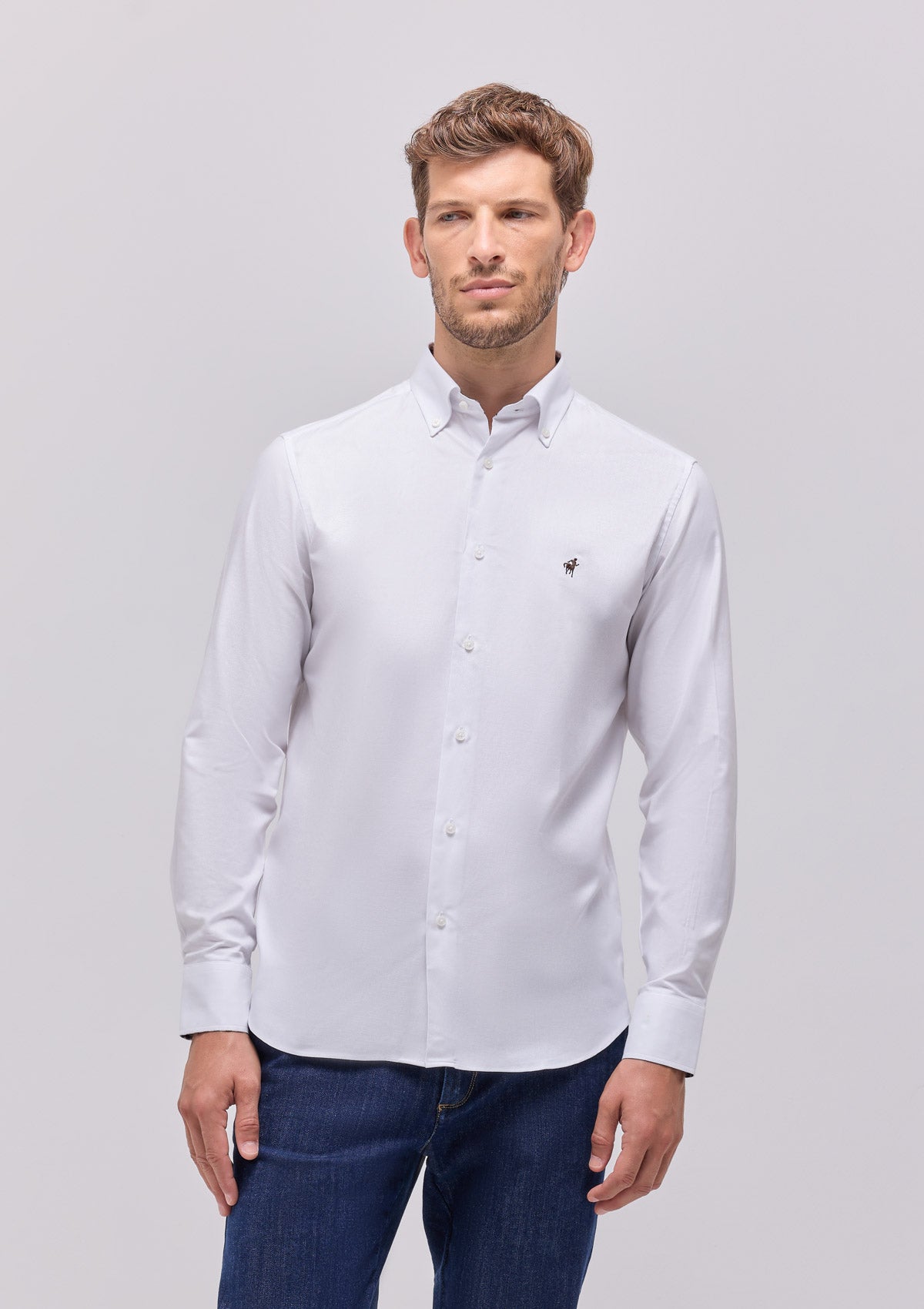 CAMICIA COLLO BUTTON DOWN IN OXFORD |4742|