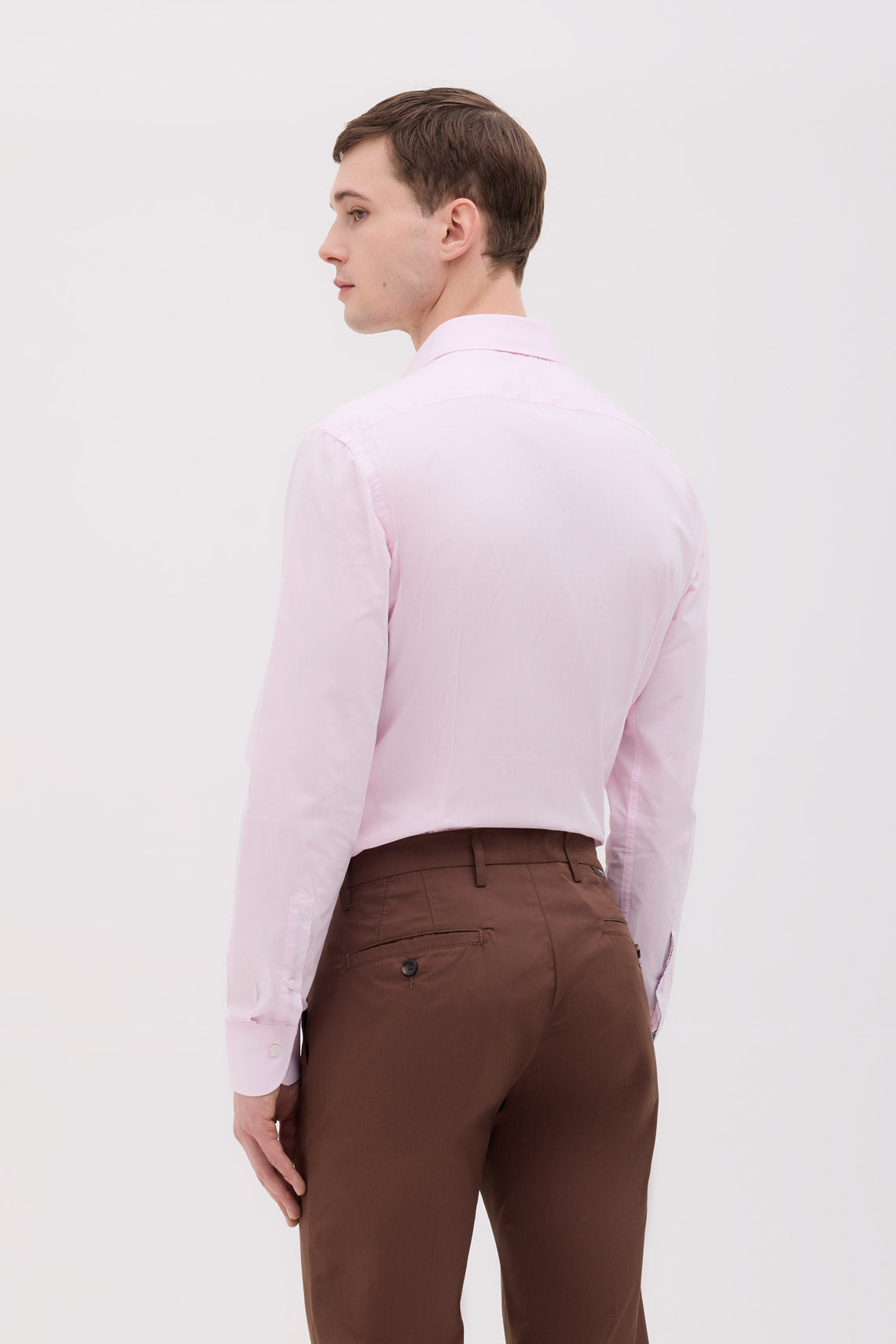 CAMICIA COLLO SEMIFRANCESE IN TESSUTO ZEPHIR