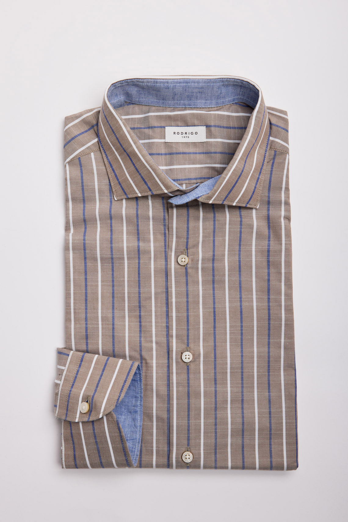 CAMICIA RIGATA COLLO FRANCESE