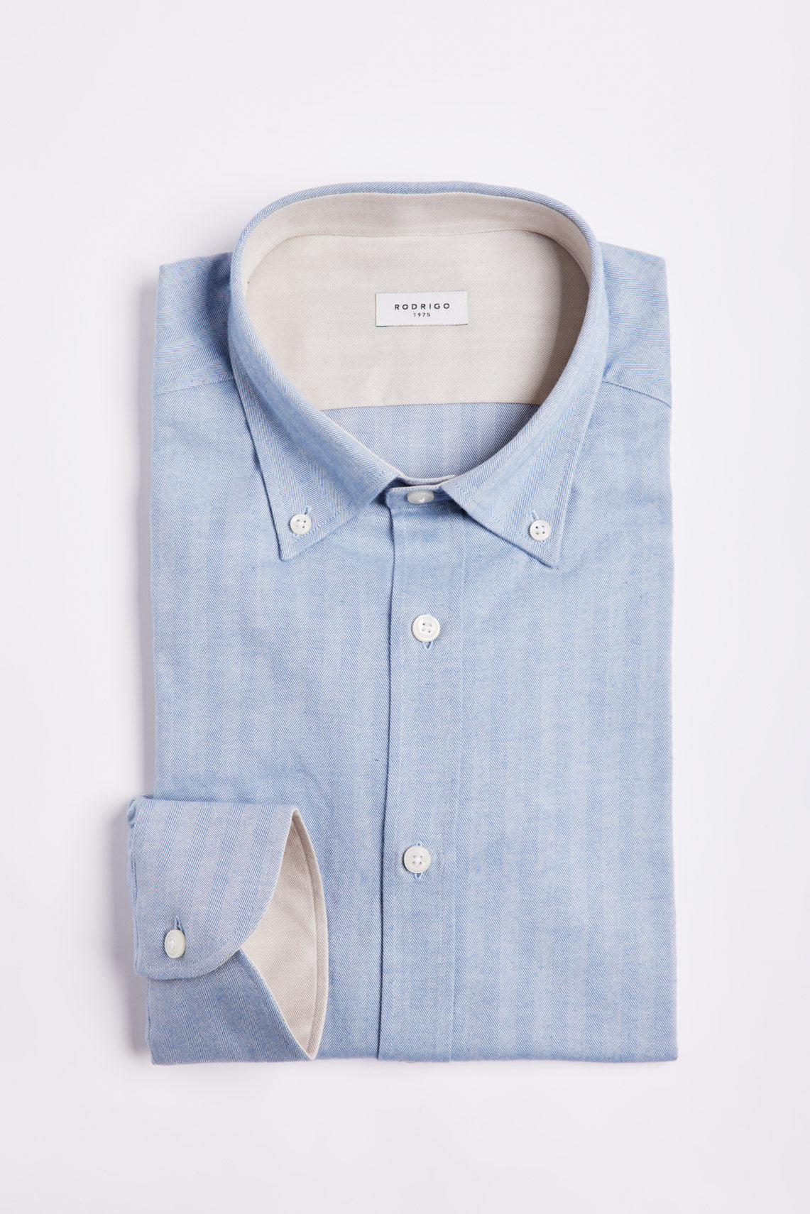 CAMICIA COLLO BUTTON DOWN FLANELLA  SPIGATA  |6193|