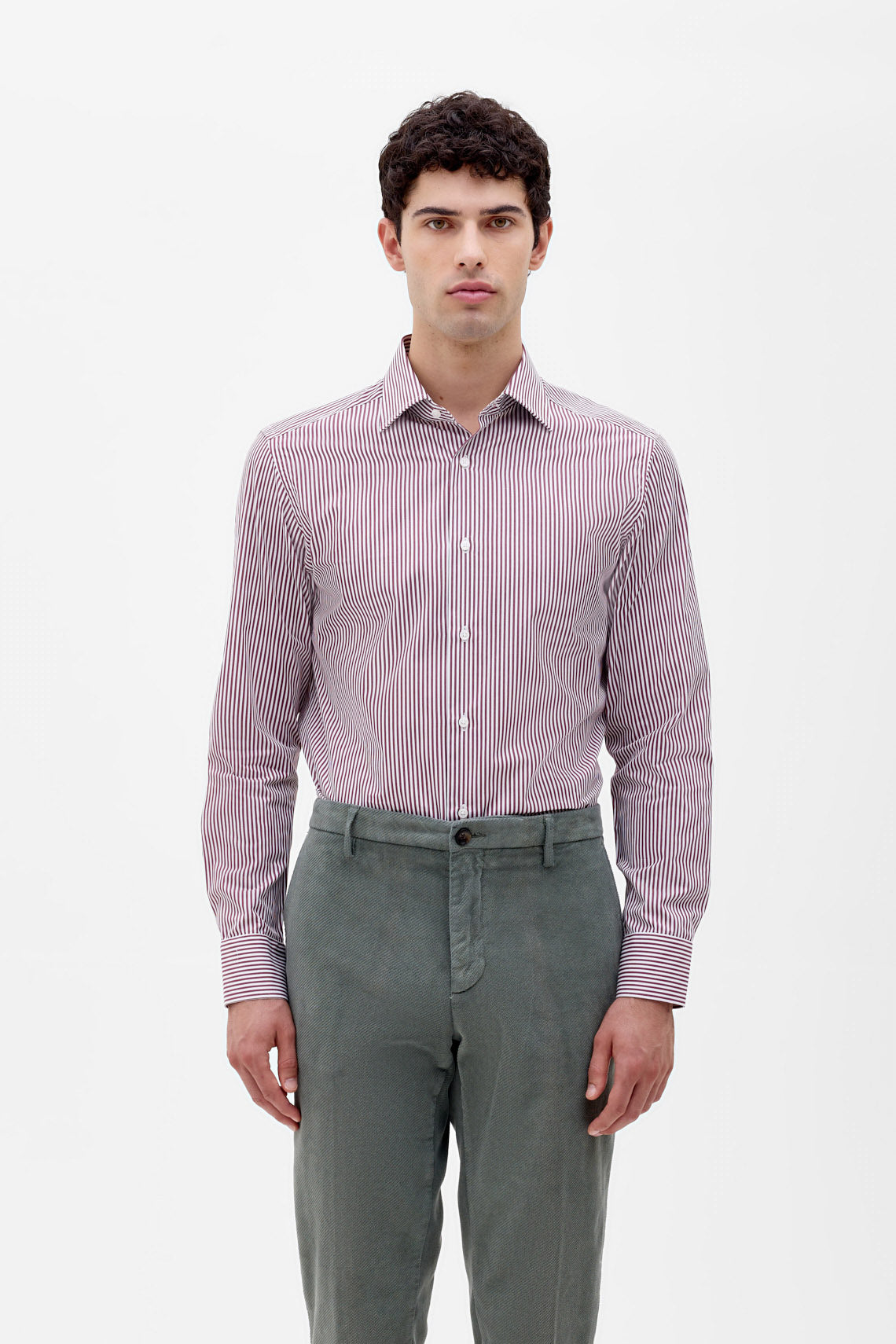 CAMICIA RIGATA  CON PINCES