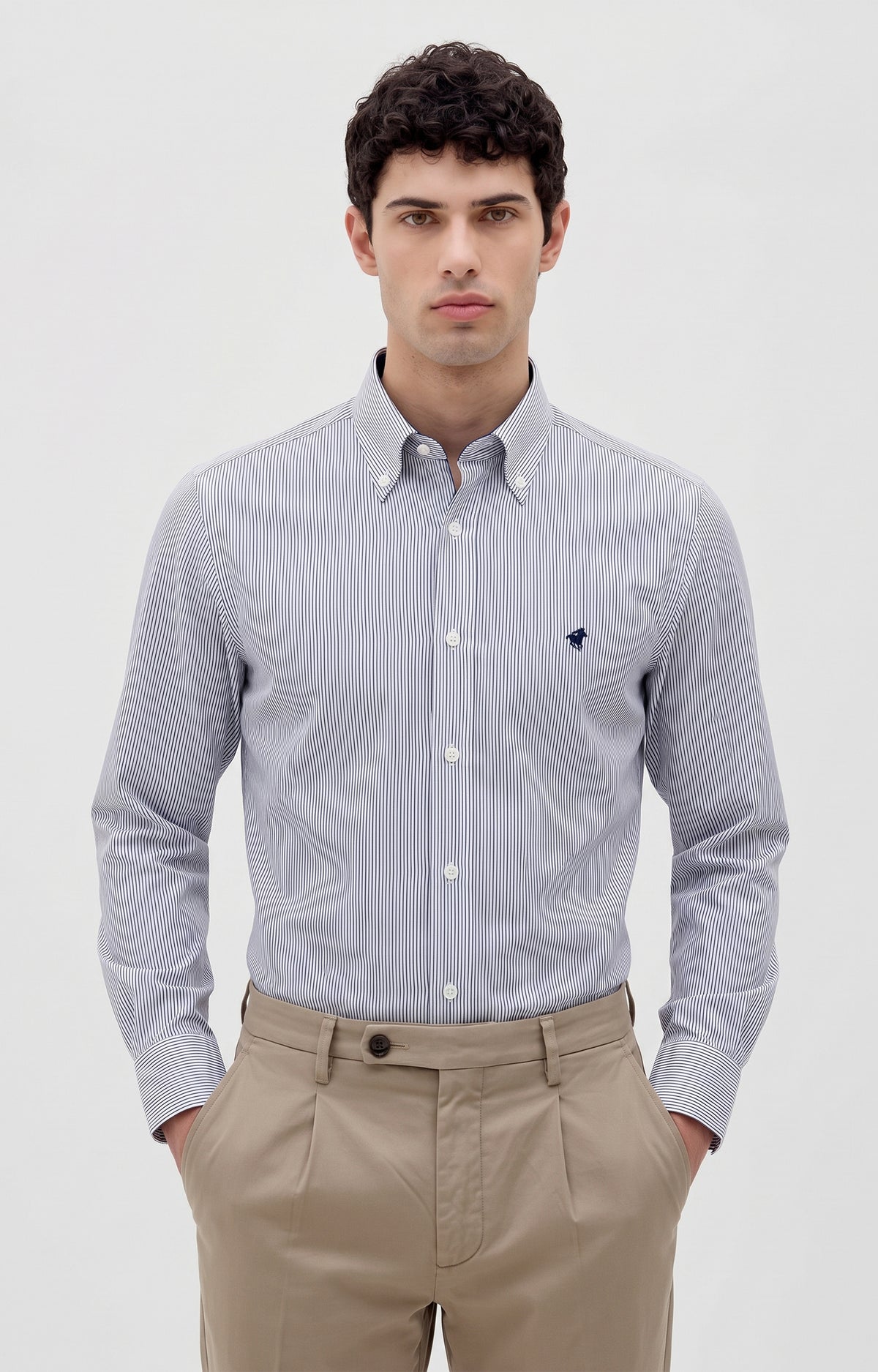 CAMICIA RIGATA  CON PINCES