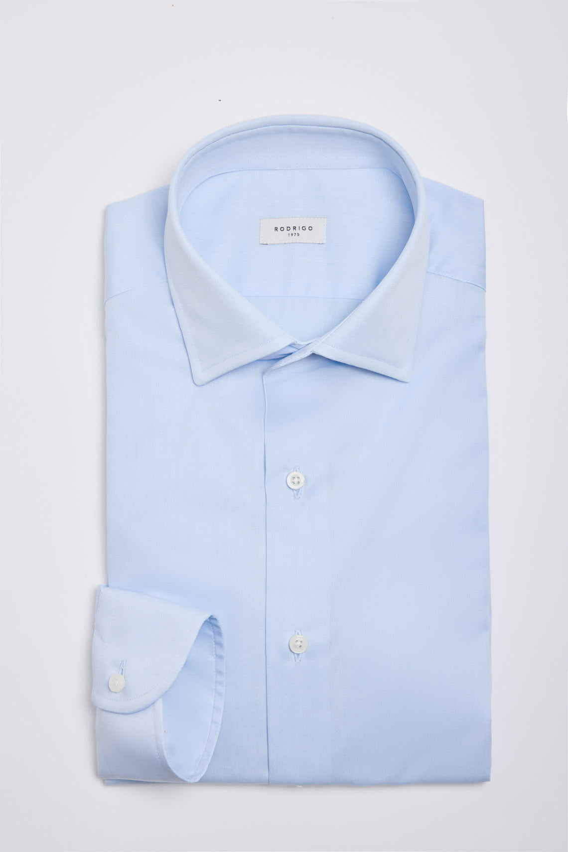 CAMICIA TINTA UNITA  COLLO SEMIFRANCESE