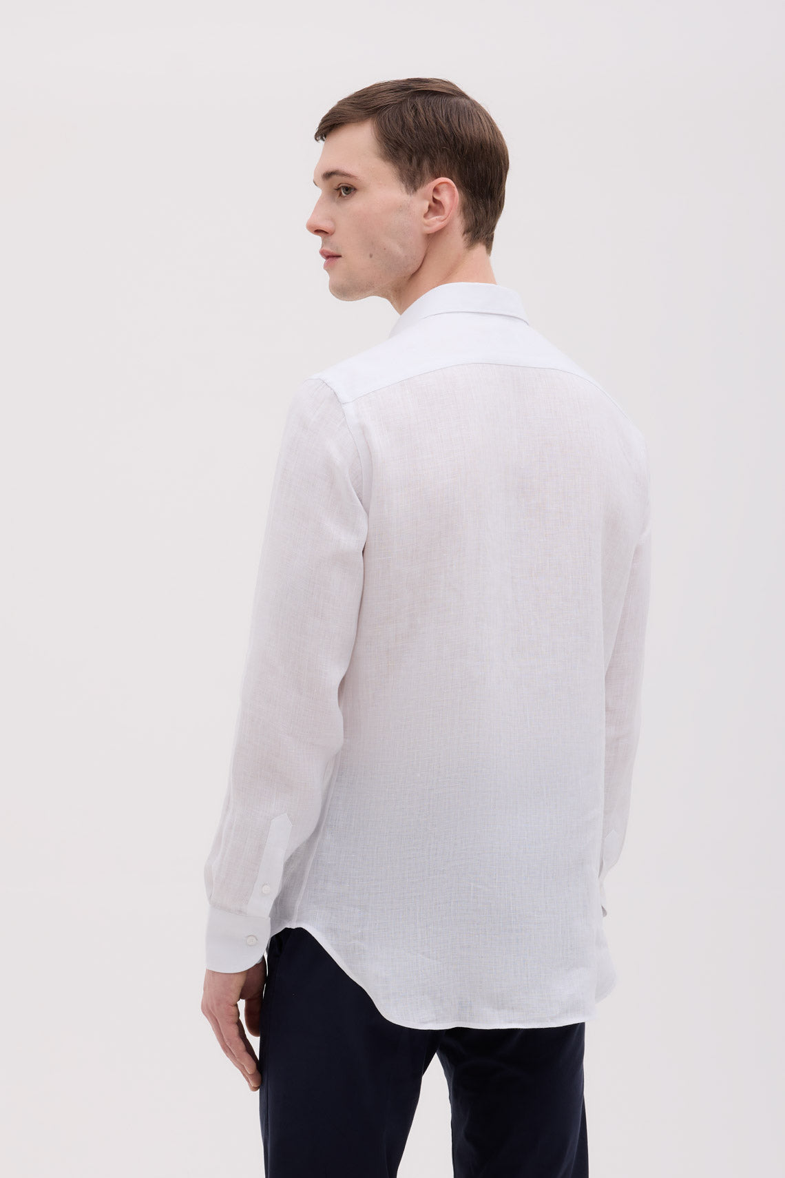 CAMICIA COLLO FRANCESE IN PURO LINO