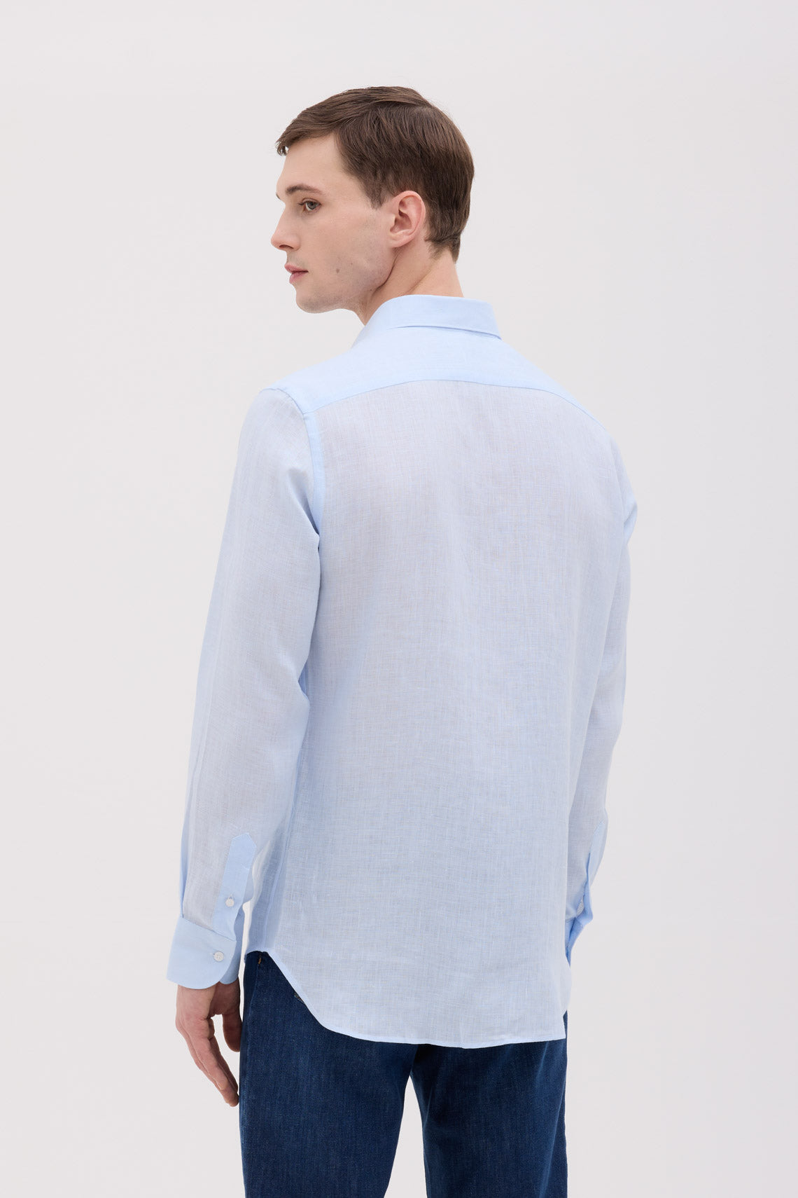 CAMICIA COLLO FRANCESE IN PURO LINO