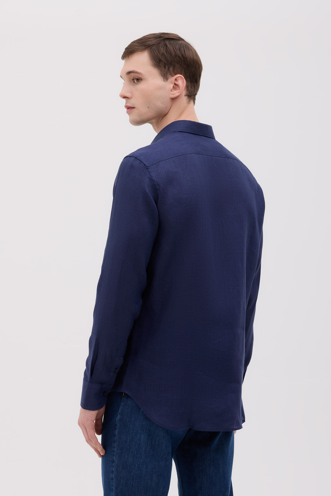 CAMICIA COLLO FRANCESE IN PURO LINO