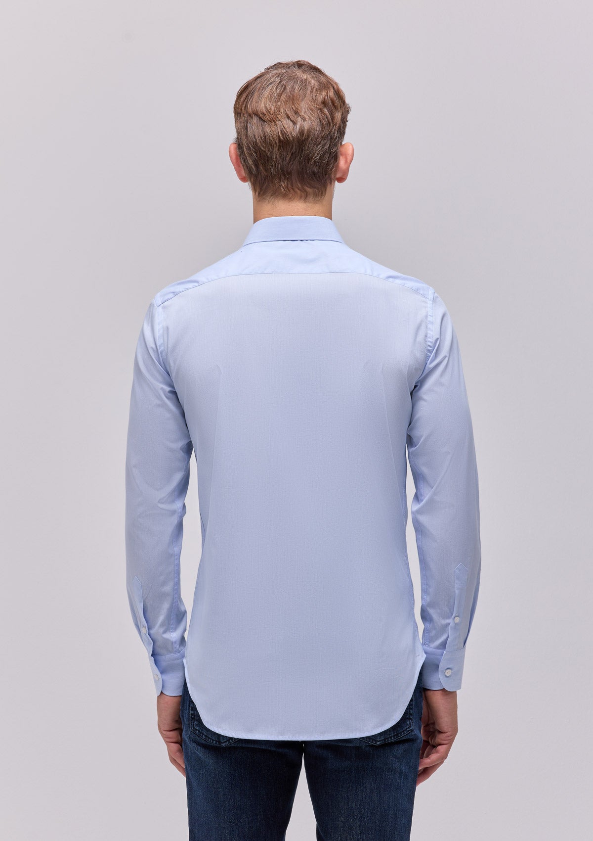 CAMICIA COLLO FRANCESE A RIGHE  |4929|