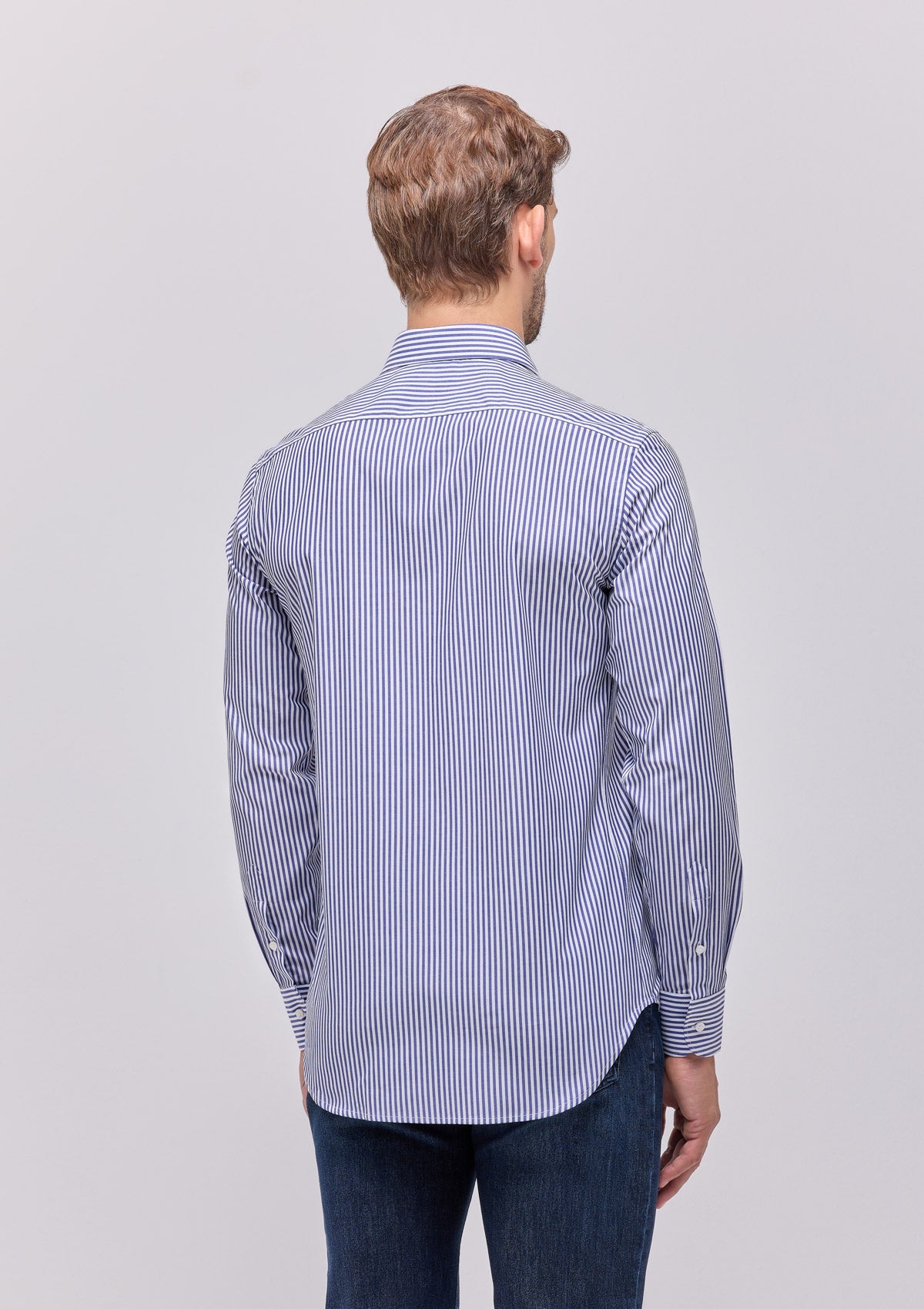 CAMICIA COLLO FRANCESE A RIGHEETTE |4841|
