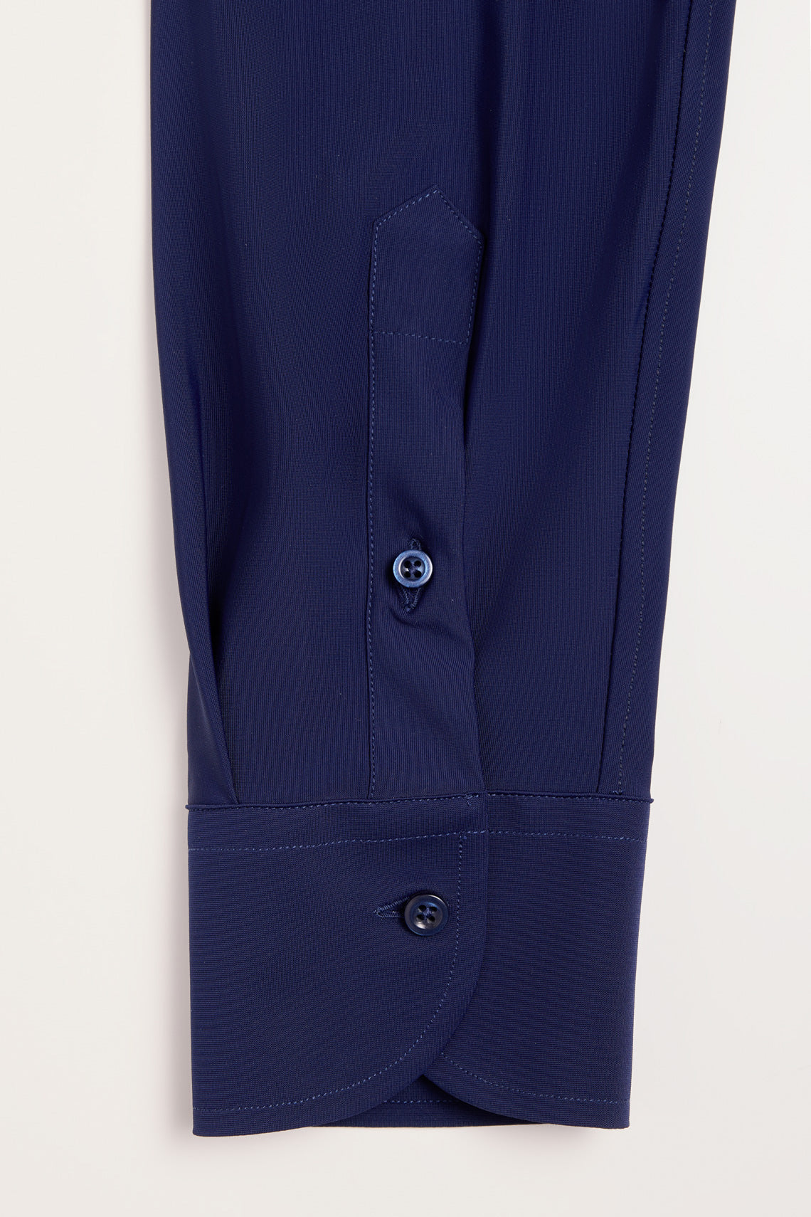 Anti-Crease Stretch Techno Shirt with Small French Collar