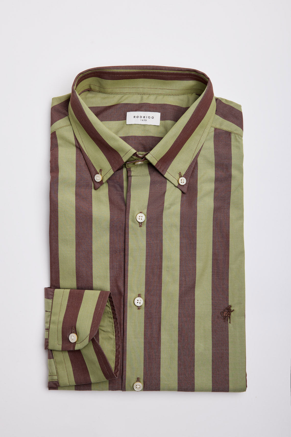 CAMICIA A RIGHE COLLO BUTTON DOWN