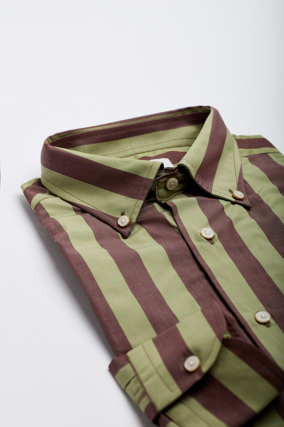 CAMICIA A RIGHE COLLO BUTTON DOWN