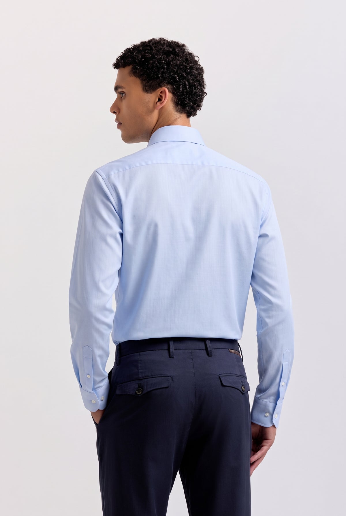 CAMICIA TINTA UNITA COLLE SEMIFRANCESE