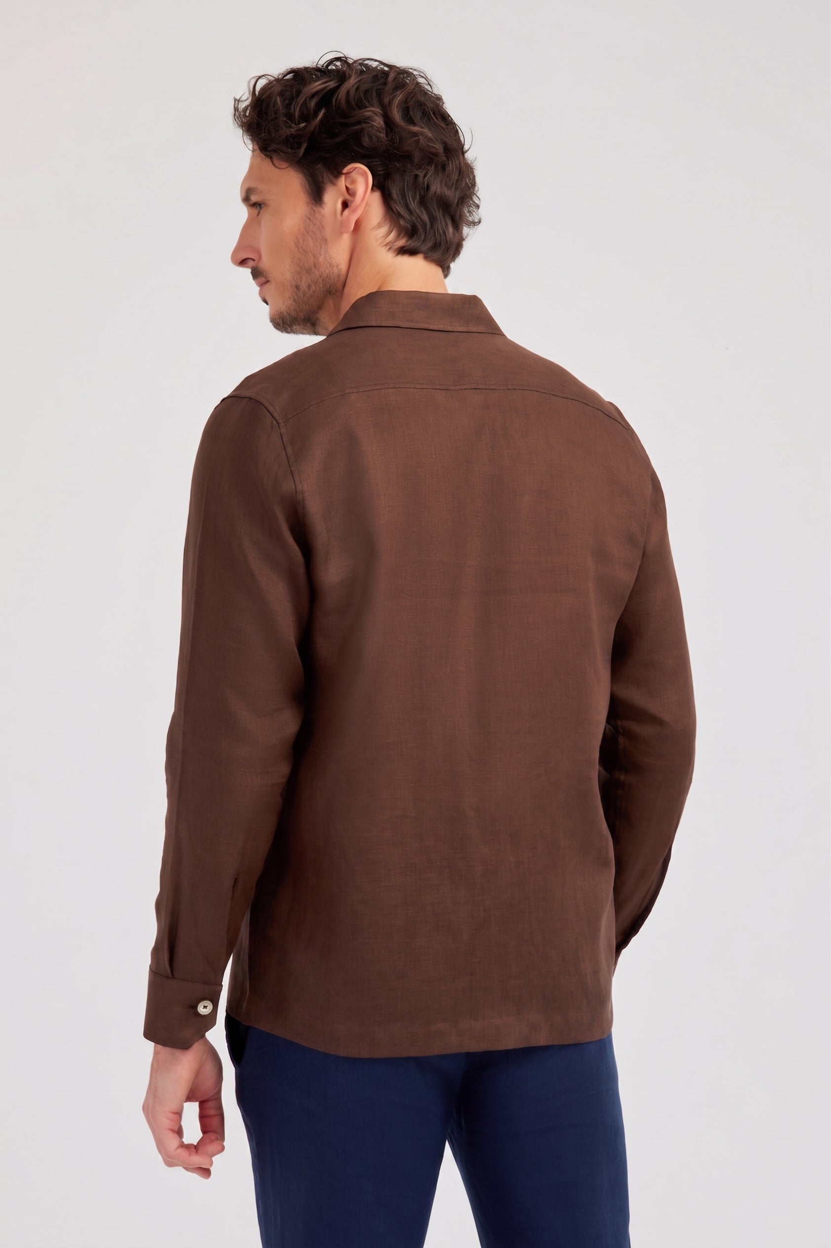 OVERSHIRT IN PURO LINO