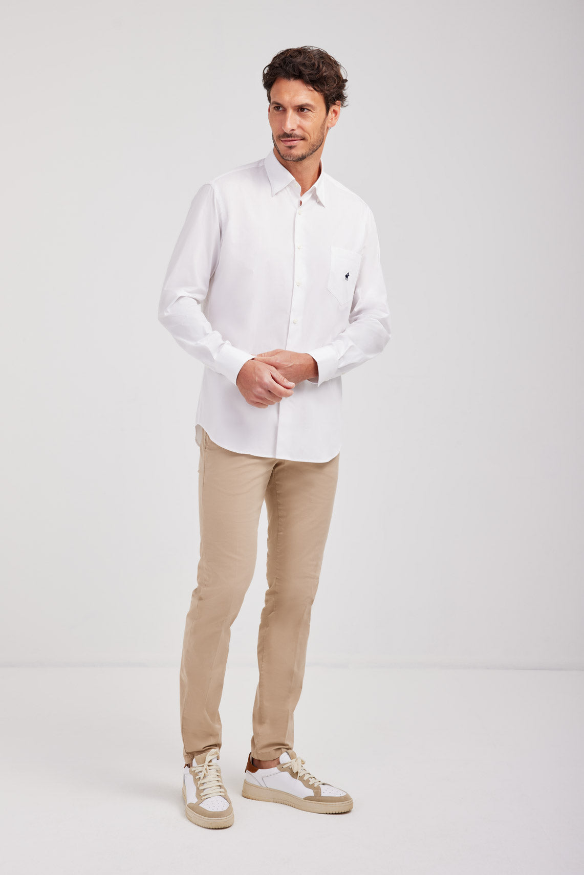 CAMICIA COLLO BUTTON DOWN NASCOSTO