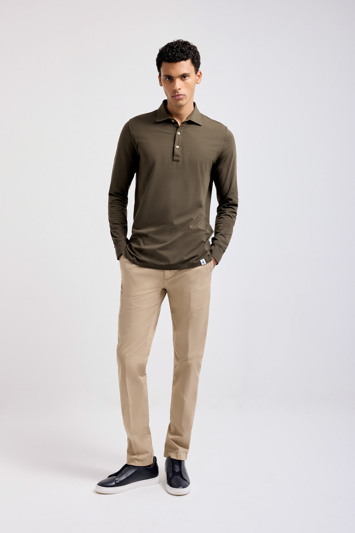 POLO MANICA LUNGA JERSEY