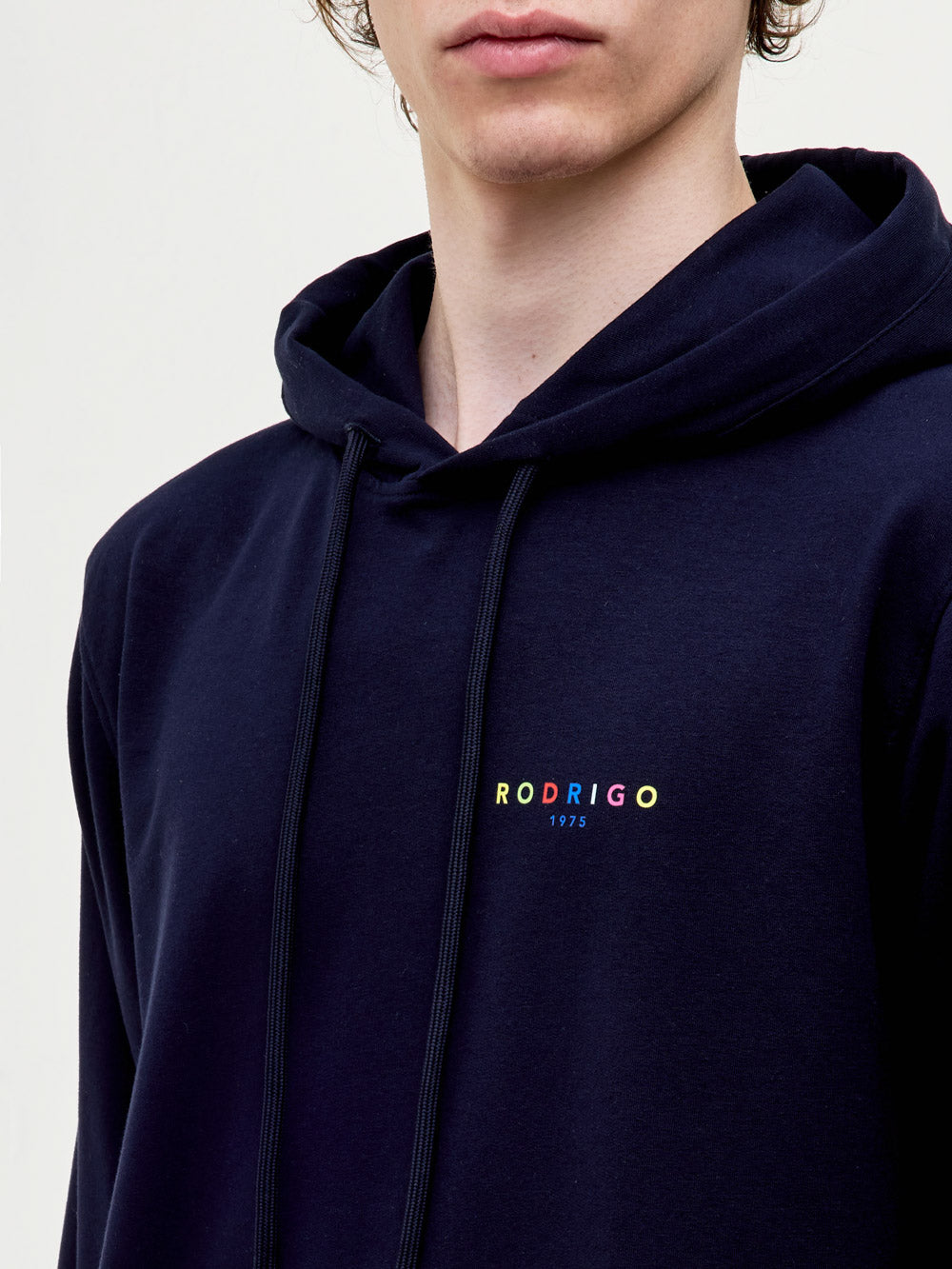 Felpa in cotone con cappucio e stampa pop-art