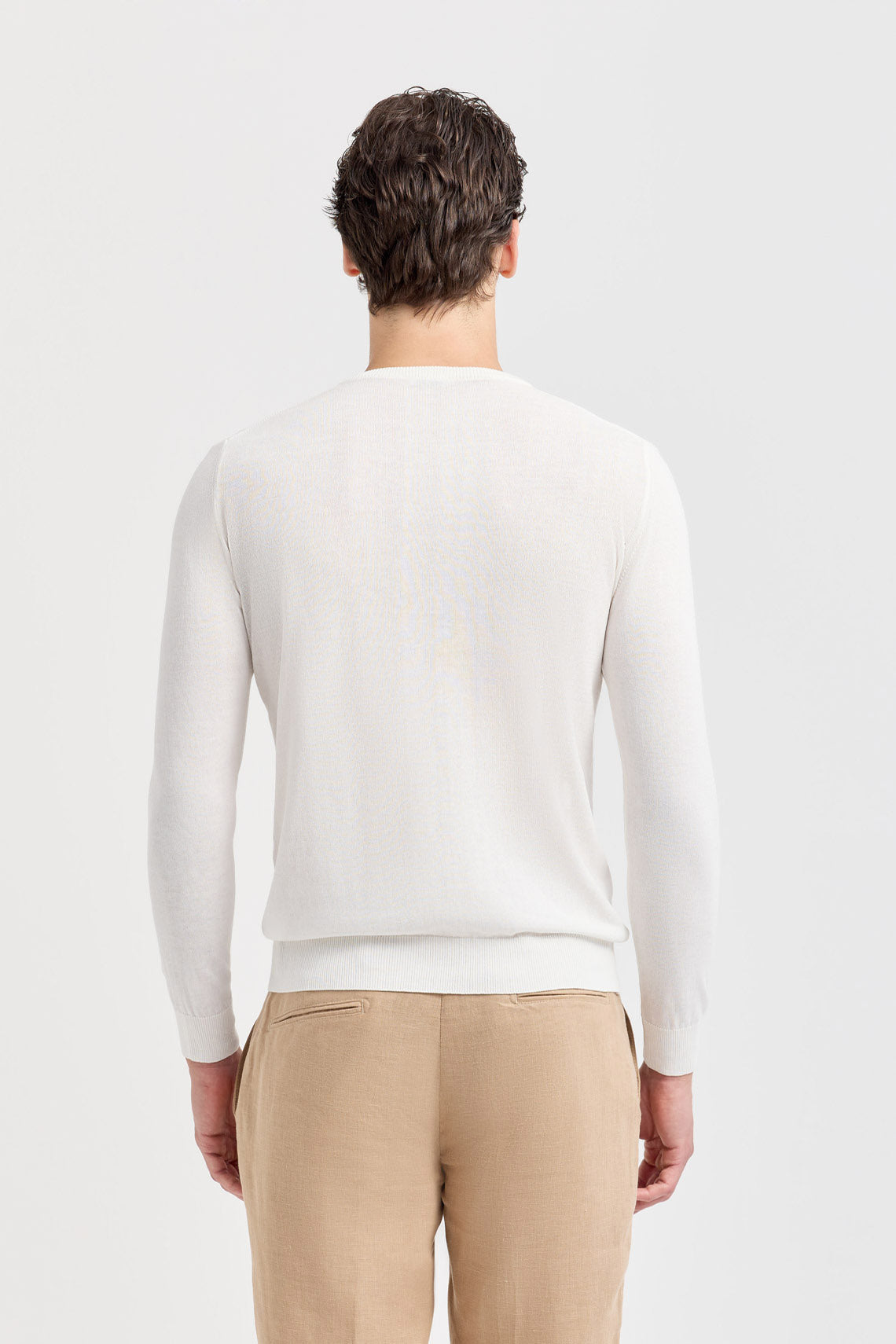 MAGLIA GIROCOLLO MANICA LUNGA IN CREPE