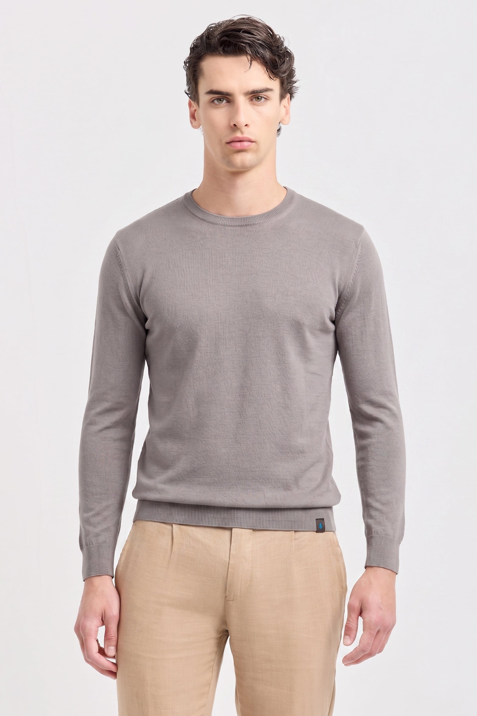 MAGLIA GIROCOLLO MANICA LUNGA IN CREPE