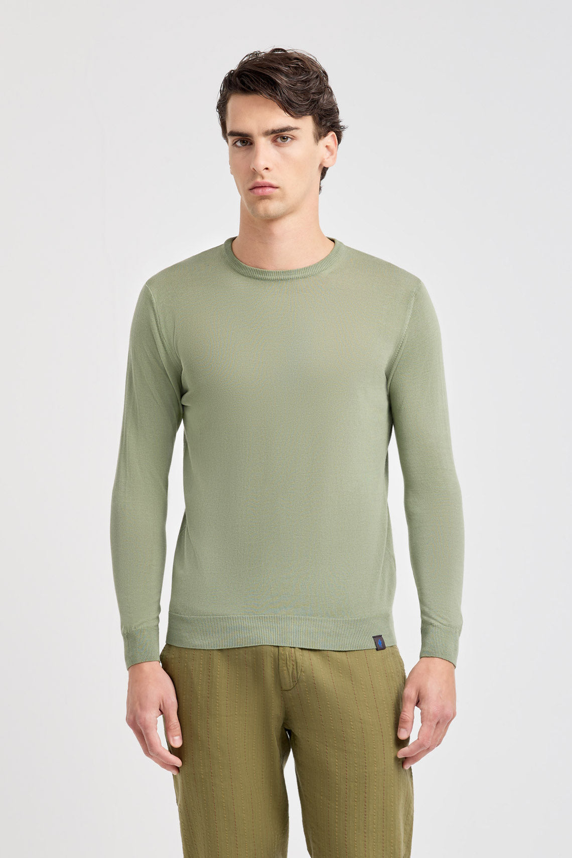 MAGLIA GIROCOLLO MANICA LUNGA IN CREPE