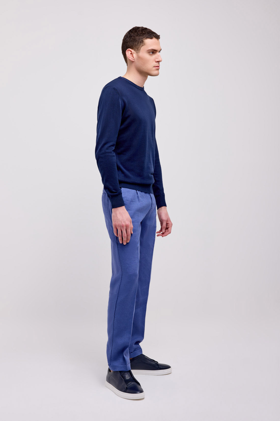 MAGLIA GIROCOLLO MANICA LUNGA IN CREPE