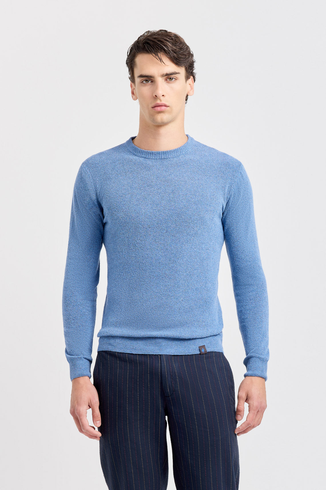 MAGLIA GIROCOLLO IN COTONE