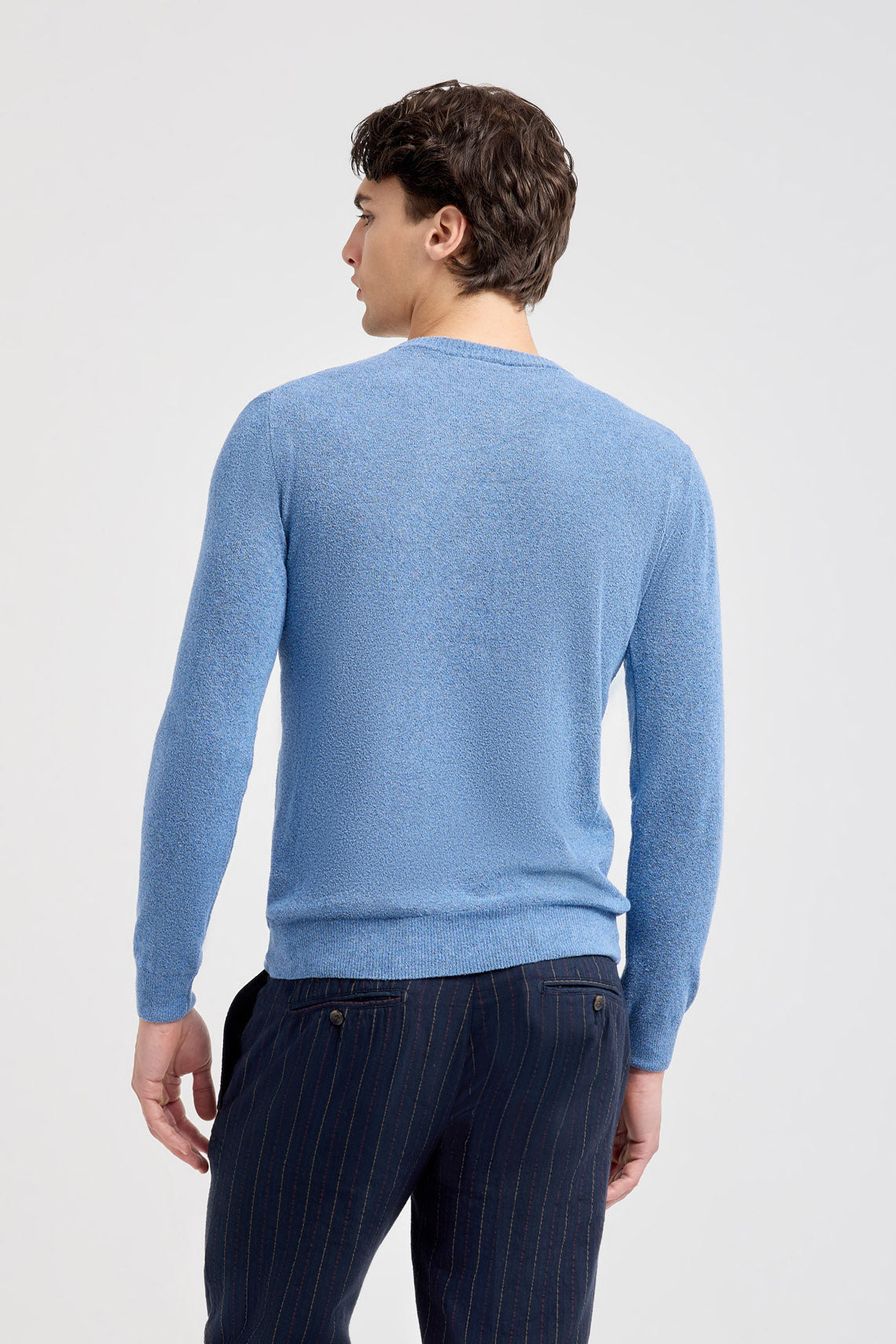 MAGLIA GIROCOLLO IN COTONE