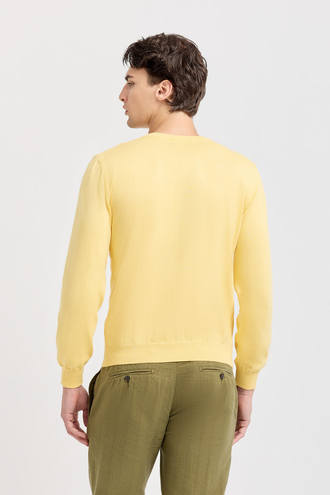 MAGLIA GIROCOLLO IN COTONE