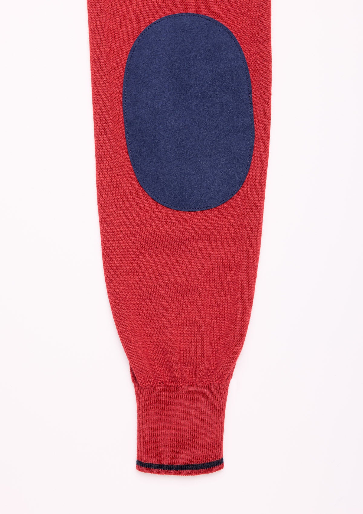 MAGLIA GIROCOLLO CON TOPPE E INSERTI IN CONTRASTO,  MISTO LANA |5219|