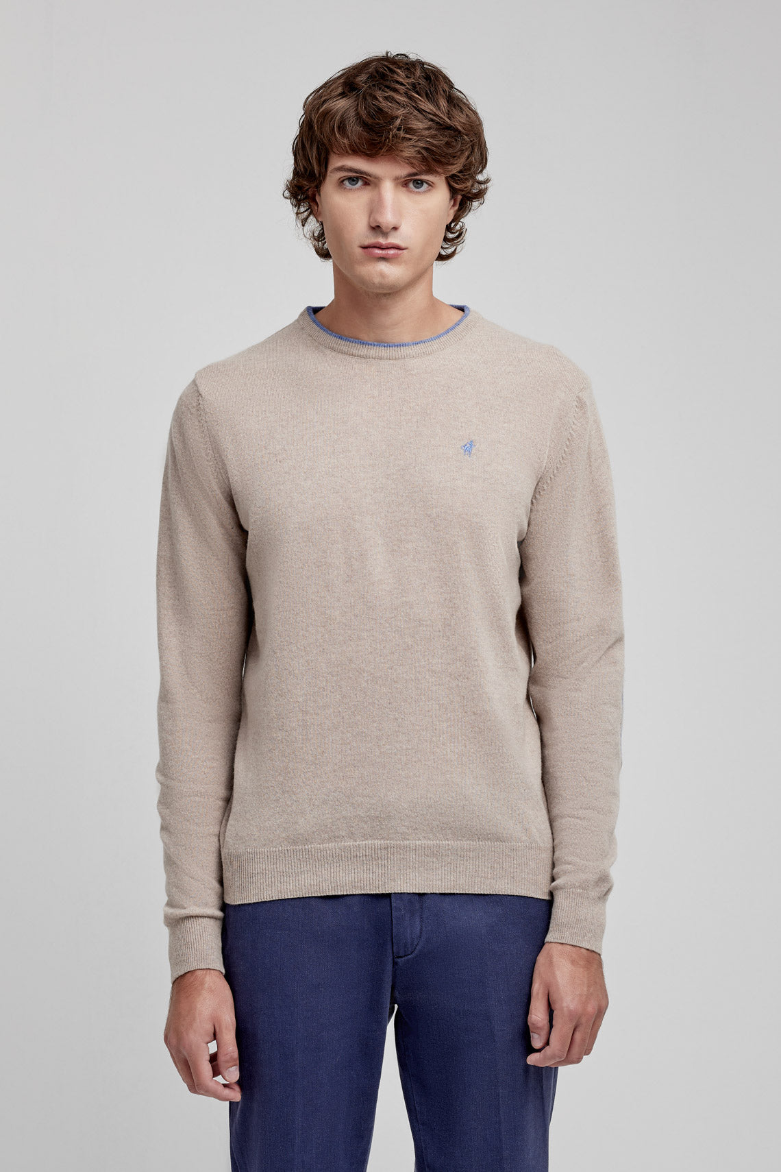 MAGLIA GIROCOLLO MISTO LANA |5681|