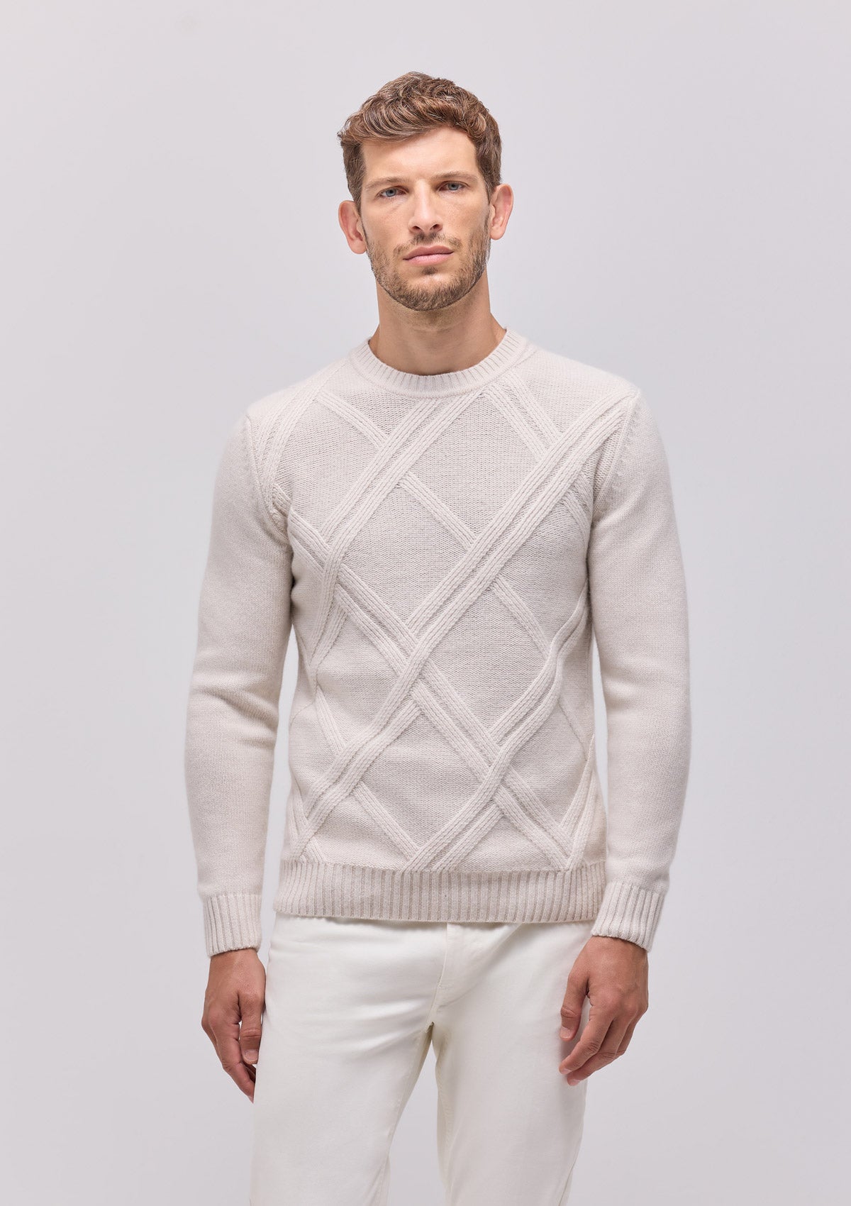 MAGLIA GIROCOLLO MISTO CACHEMIRE |4864|