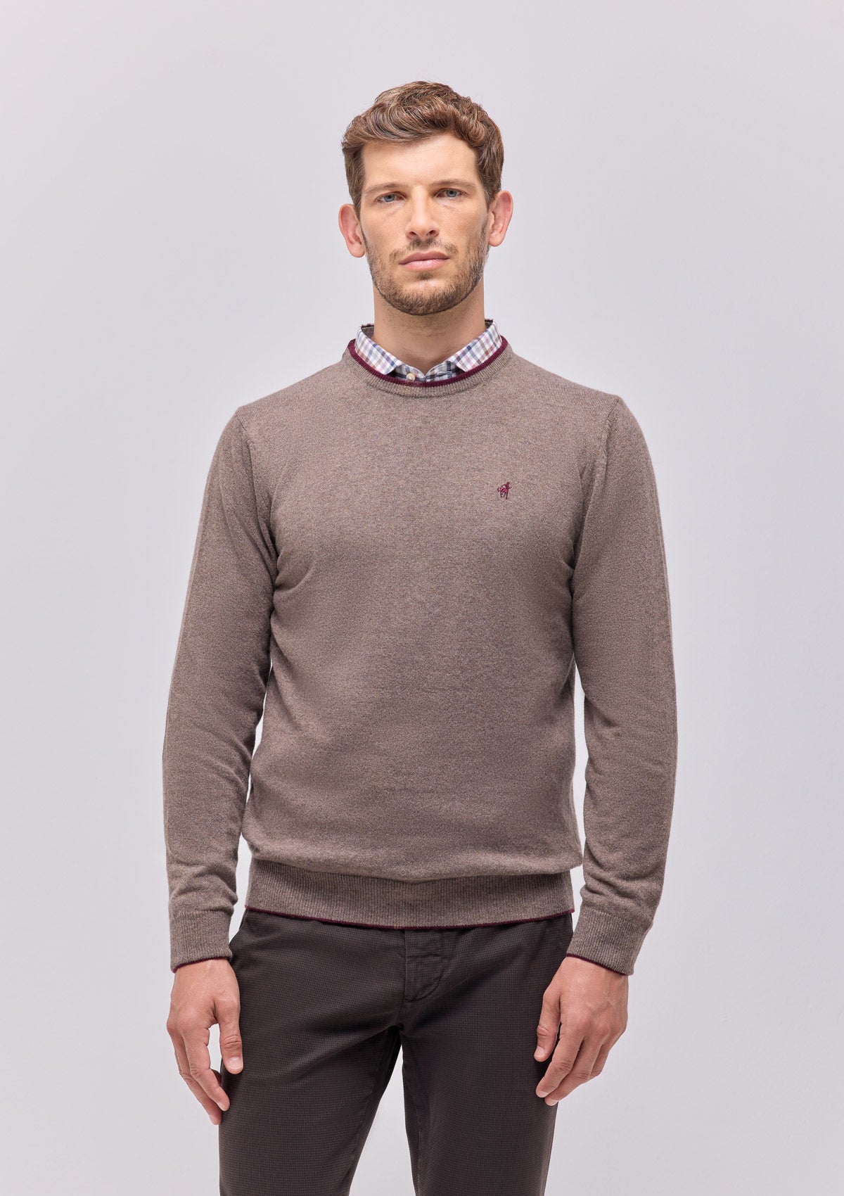 MAGLIA GIROCOLLO IN LAMBSWOOL |4866|