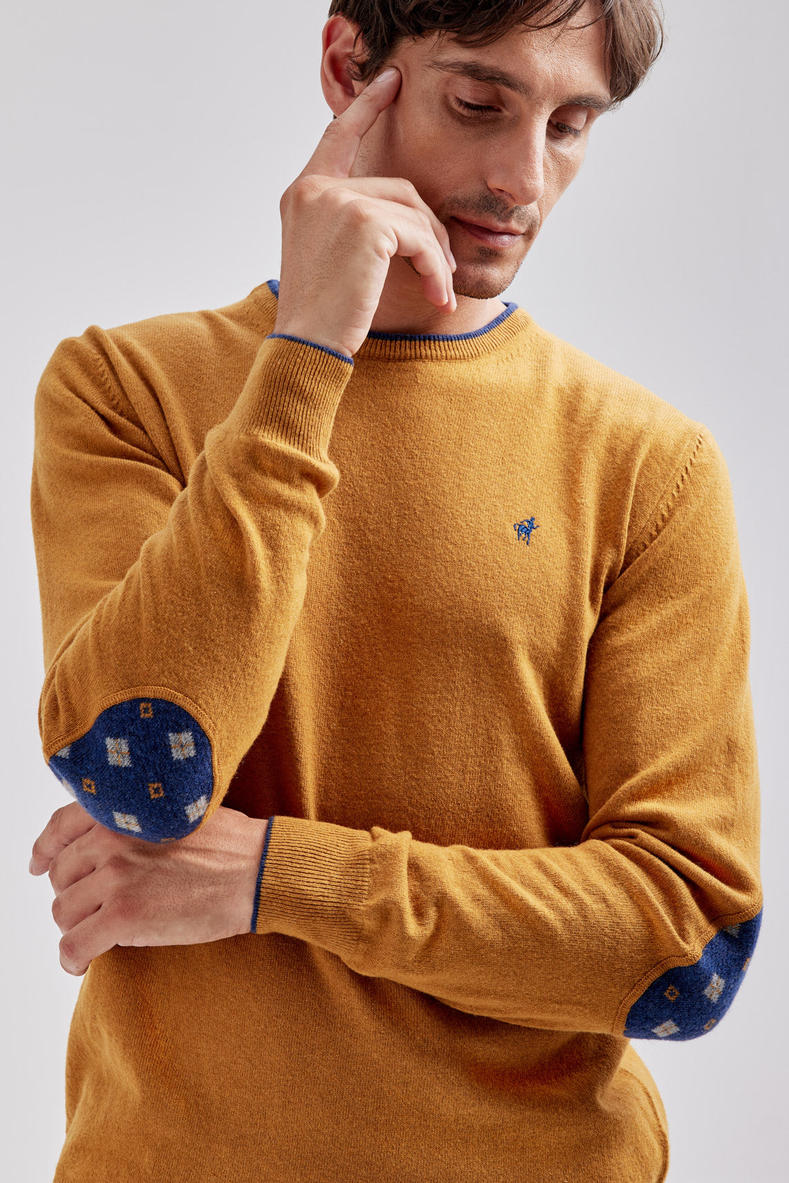 MAGLIA GIROCOLLO IN MISTO LANA  |6023|
