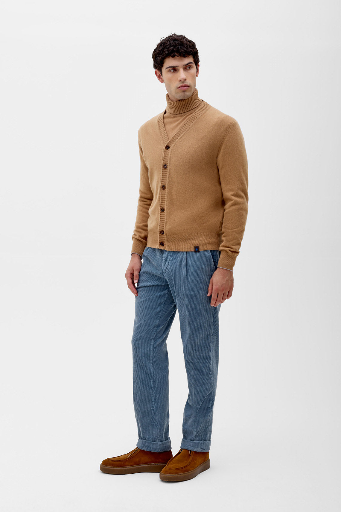 Dolcevita maglia rasata con  collo fin 7