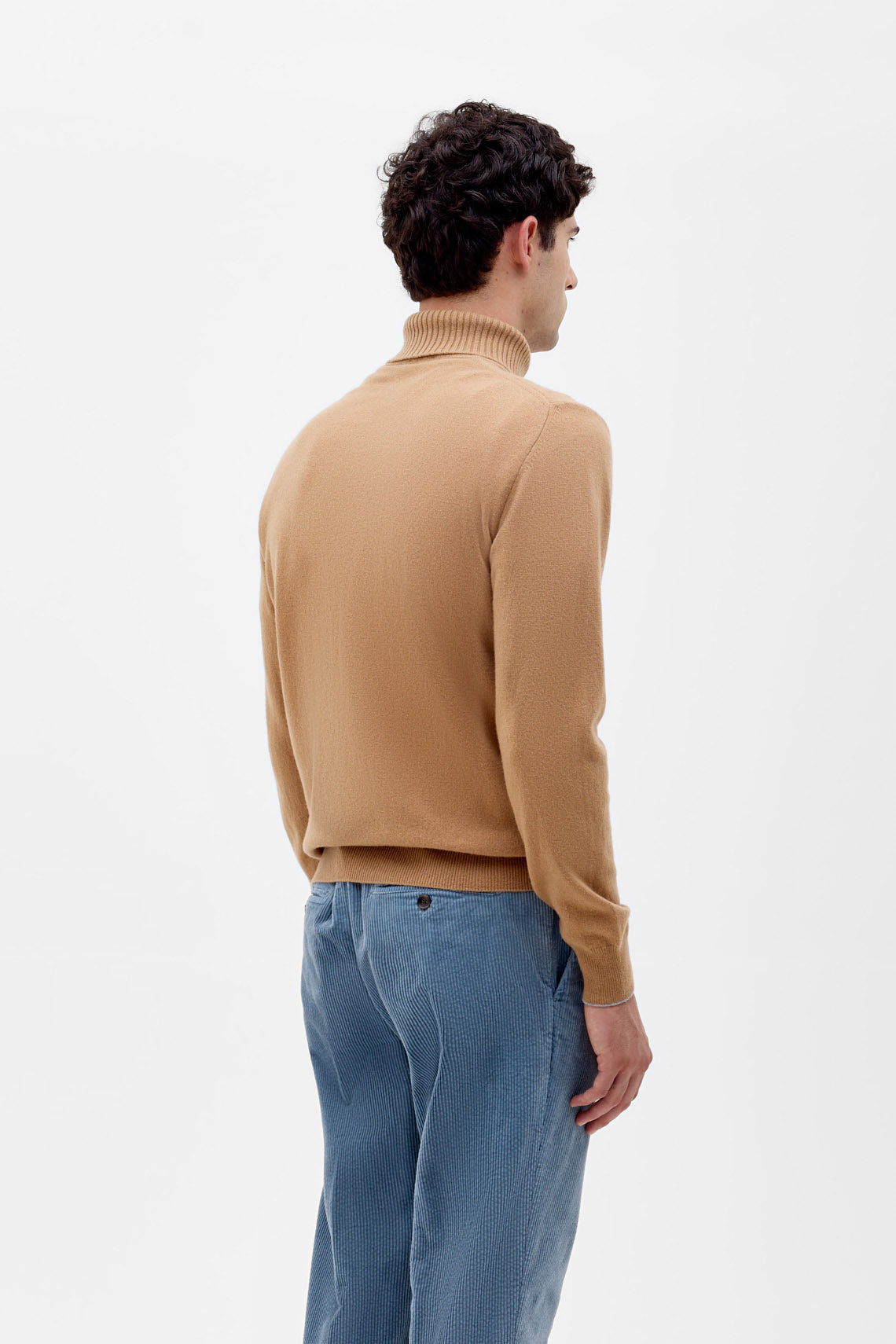 Dolcevita maglia rasata con  collo fin 7