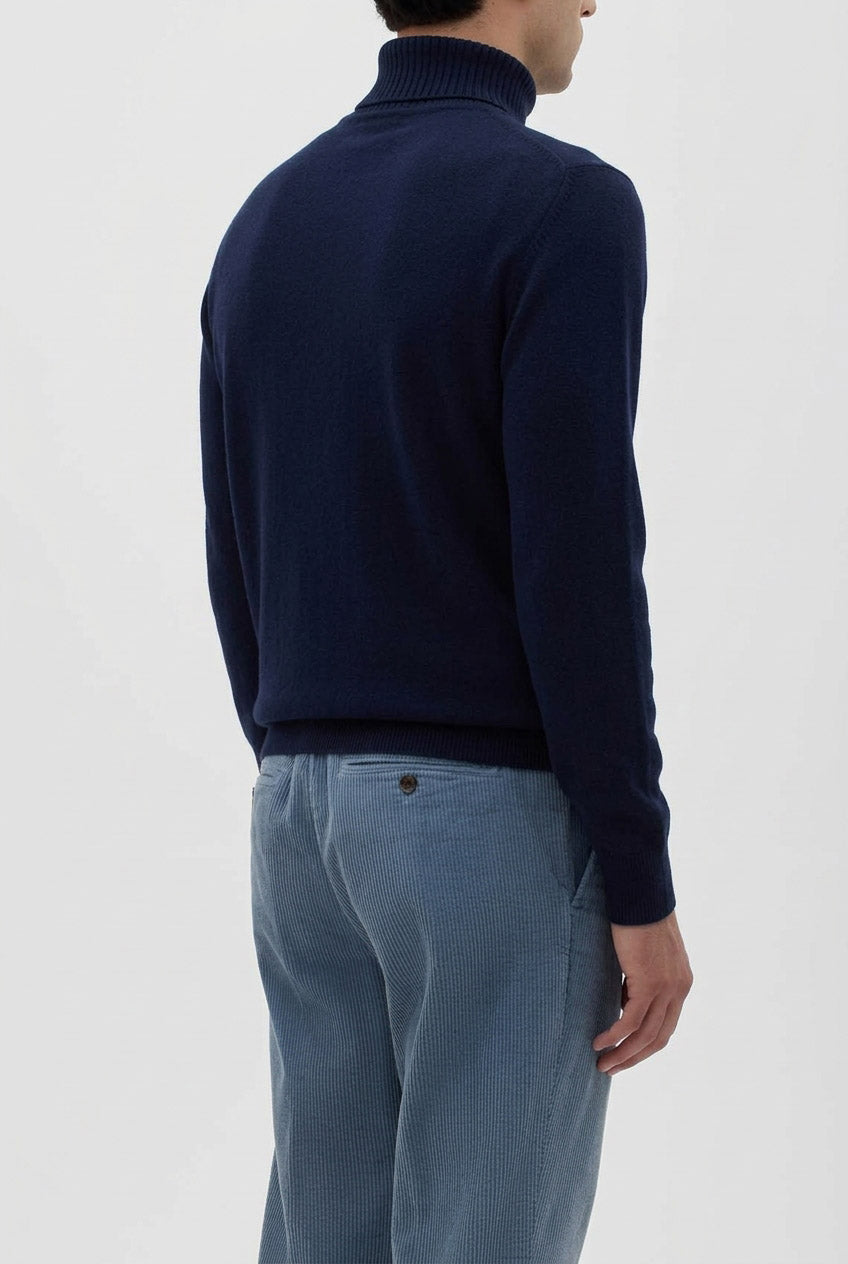 Dolcevita maglia rasata con  collo fin 7