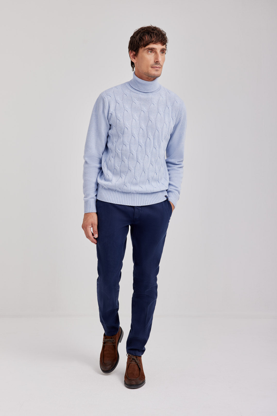 MAGLIA  DOLCEVITA  MISTO CACHEMIRE  |6159|